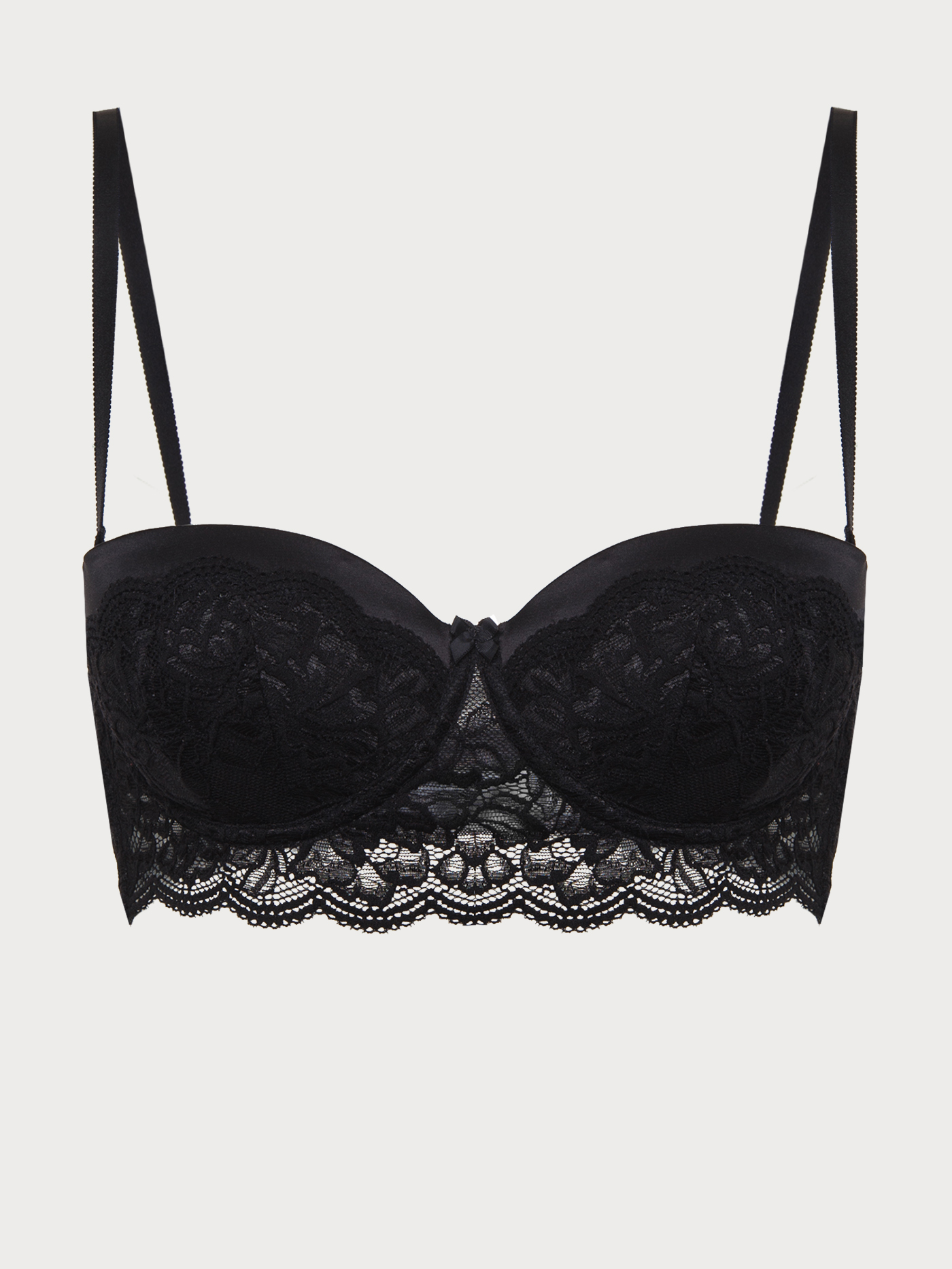 Бюстгальтер балконет push-up Черный 2664F1215 | фото 6