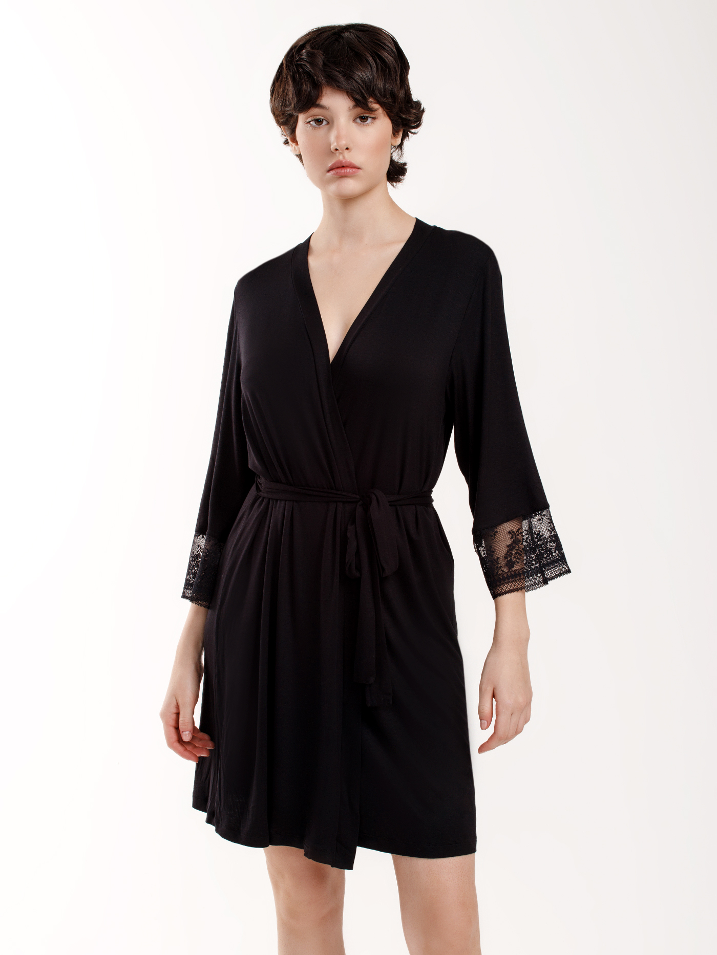 Халат Черный 3017F3504L | фото 1