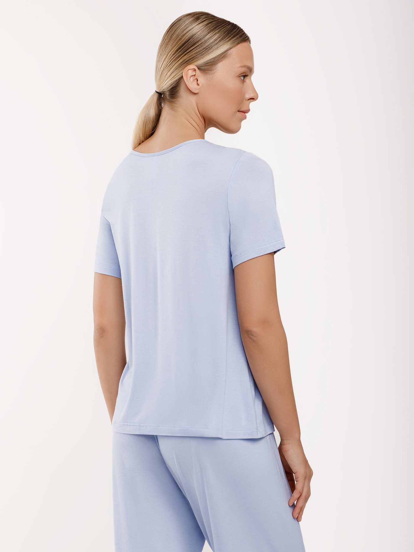 Футболка Сиреневый 2999F3424 | фото 4