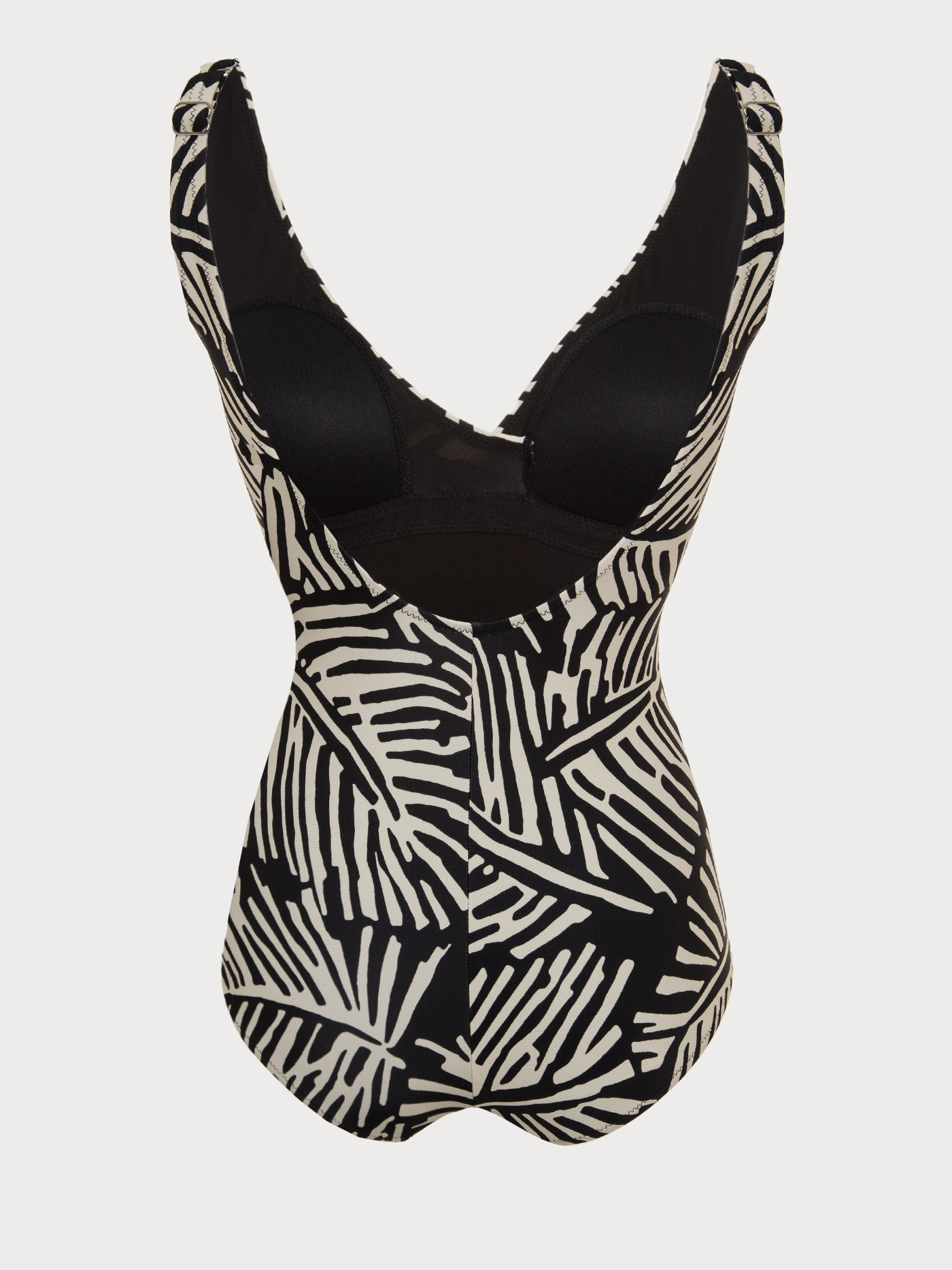 Купальник слитный с мягкой чашкой Принт пальмы MRT10100 | фото 6