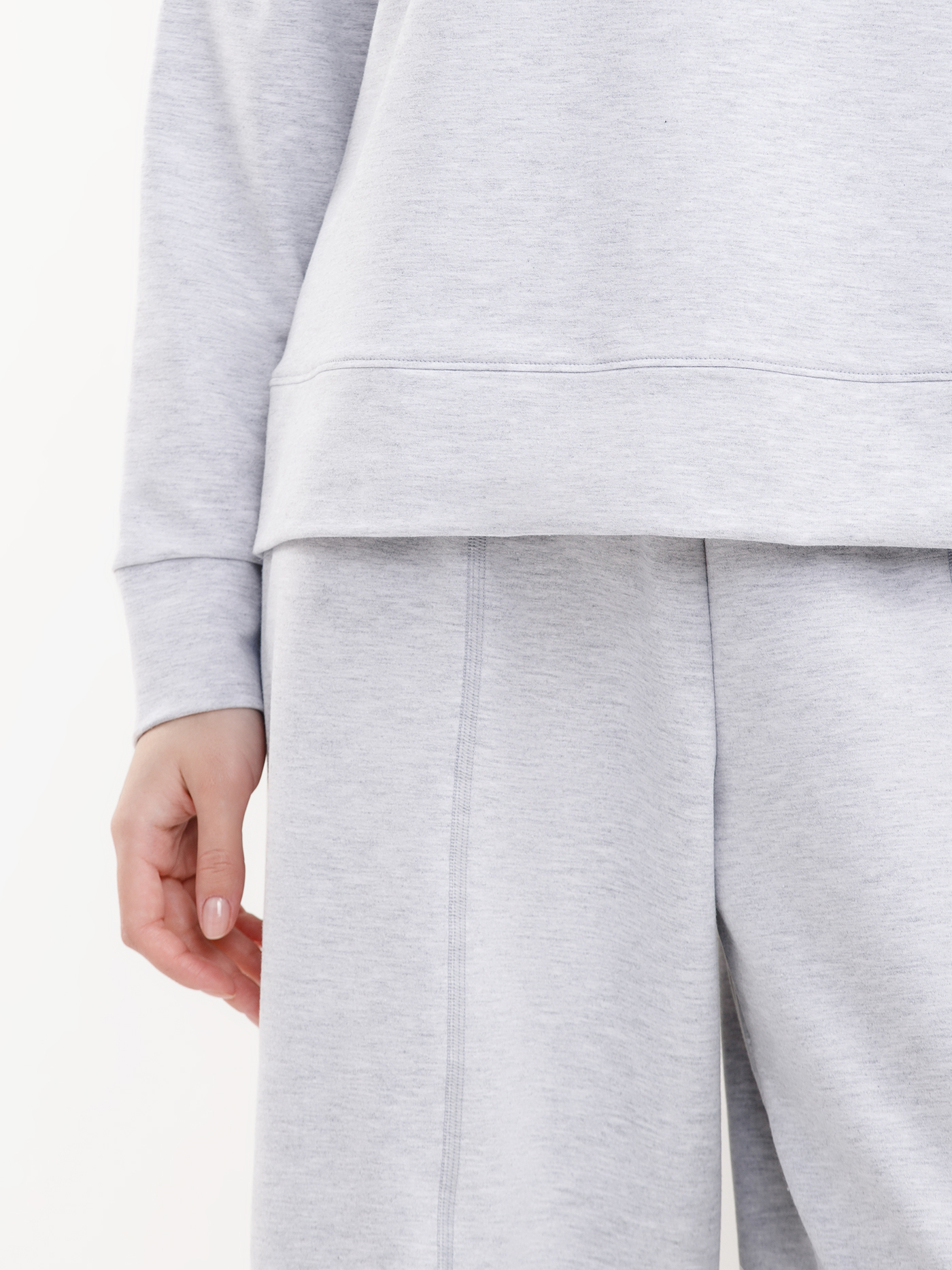 Толстовка Серый меланж 2995F3621 | фото 8