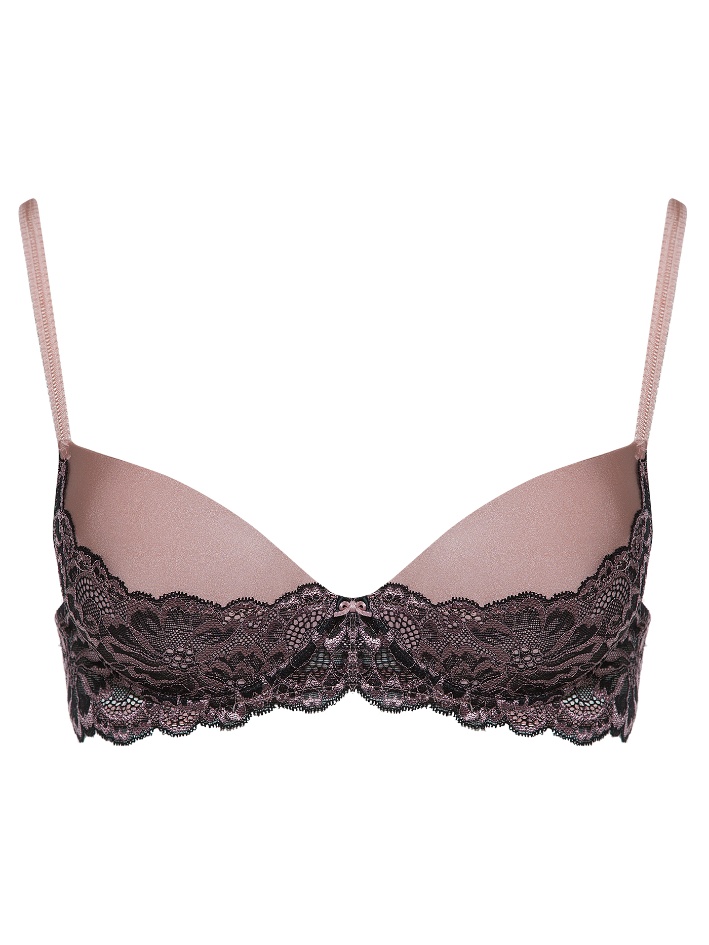 Бюстгальтер push-up Бежевый с черным 2307F1125_U | фото 3