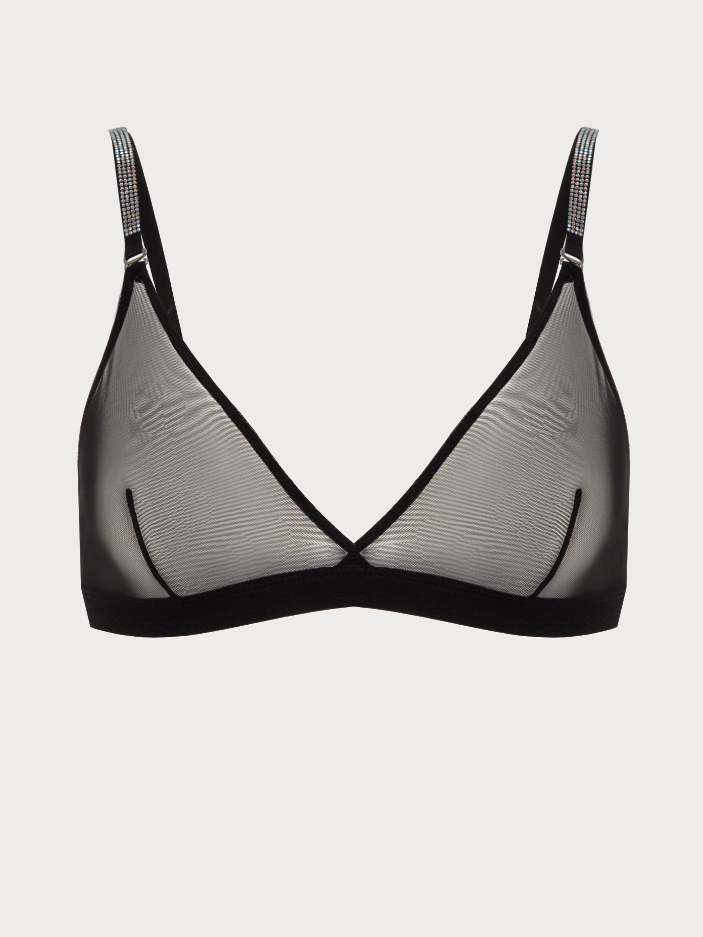 Бюстгальтер мягкий треугольник Черный MR-2 | фото 6