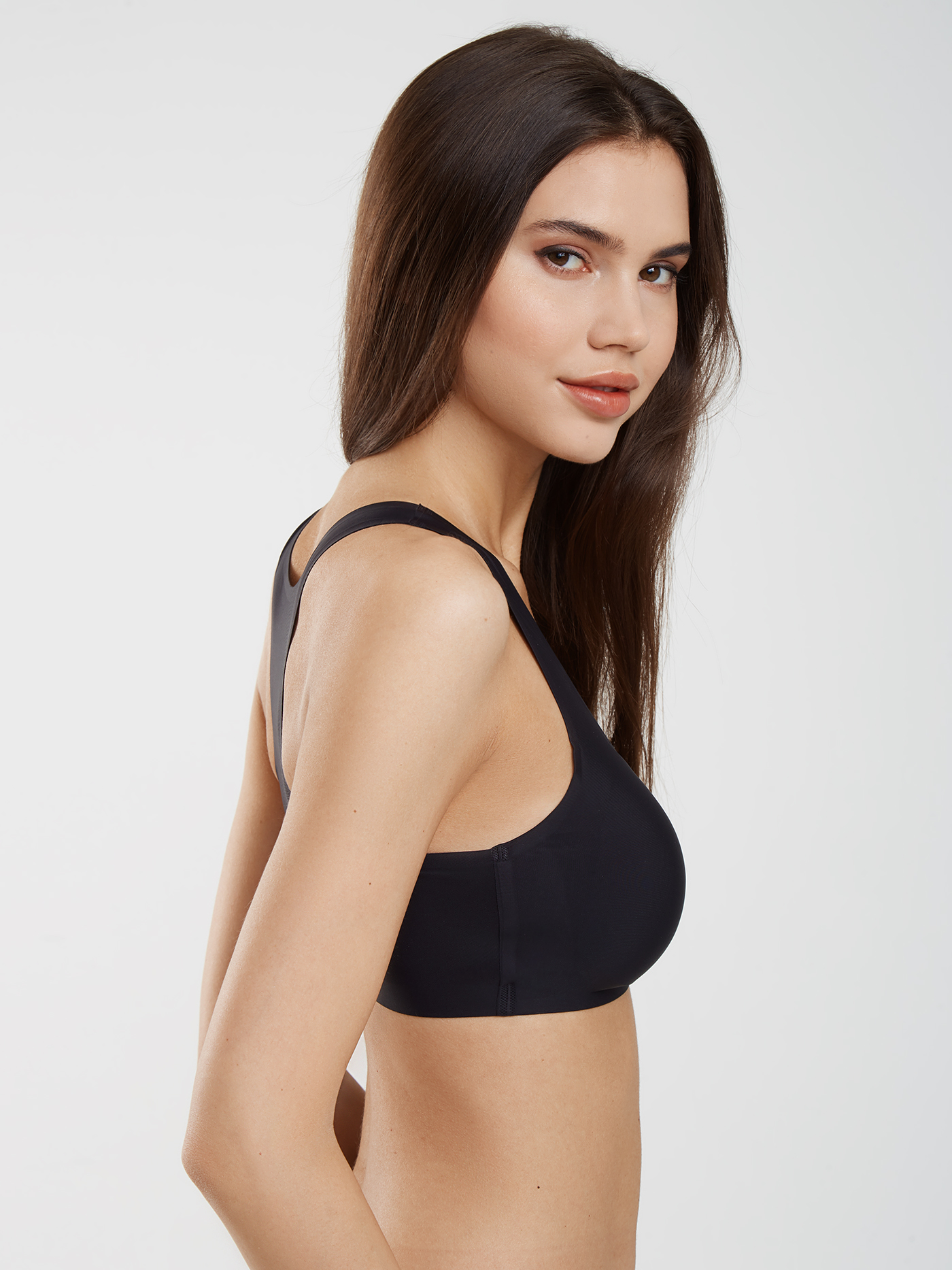 Бюстгальтер мягкий топ Черный 6009 | фото 2