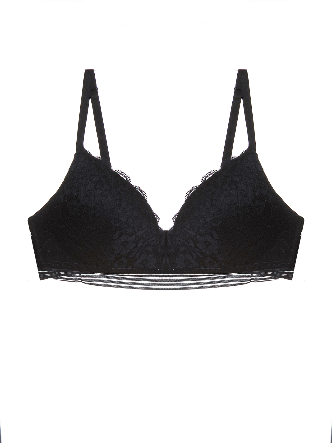 Бюстгальтер треугольник t-shirt Черный MOU-12389 | фото 5