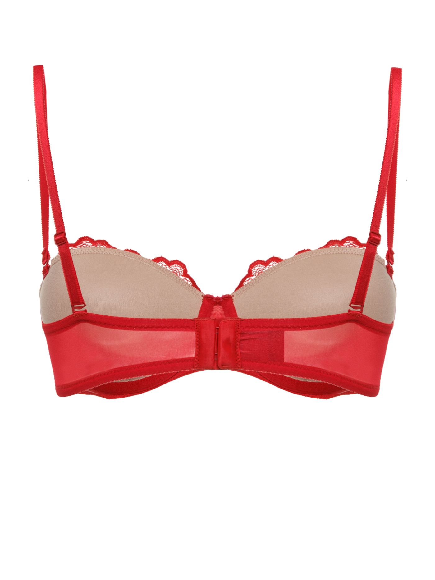 Бюстгальтер балконет push-up Красный 2775F1215 | фото 5