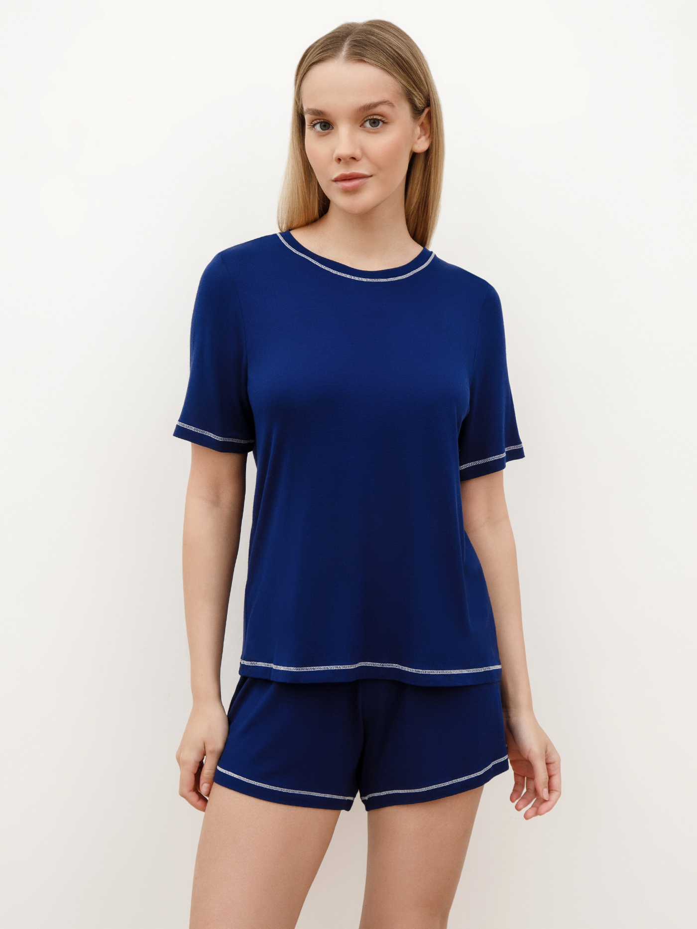 Футболка Синий 2991F3424 | фото 1