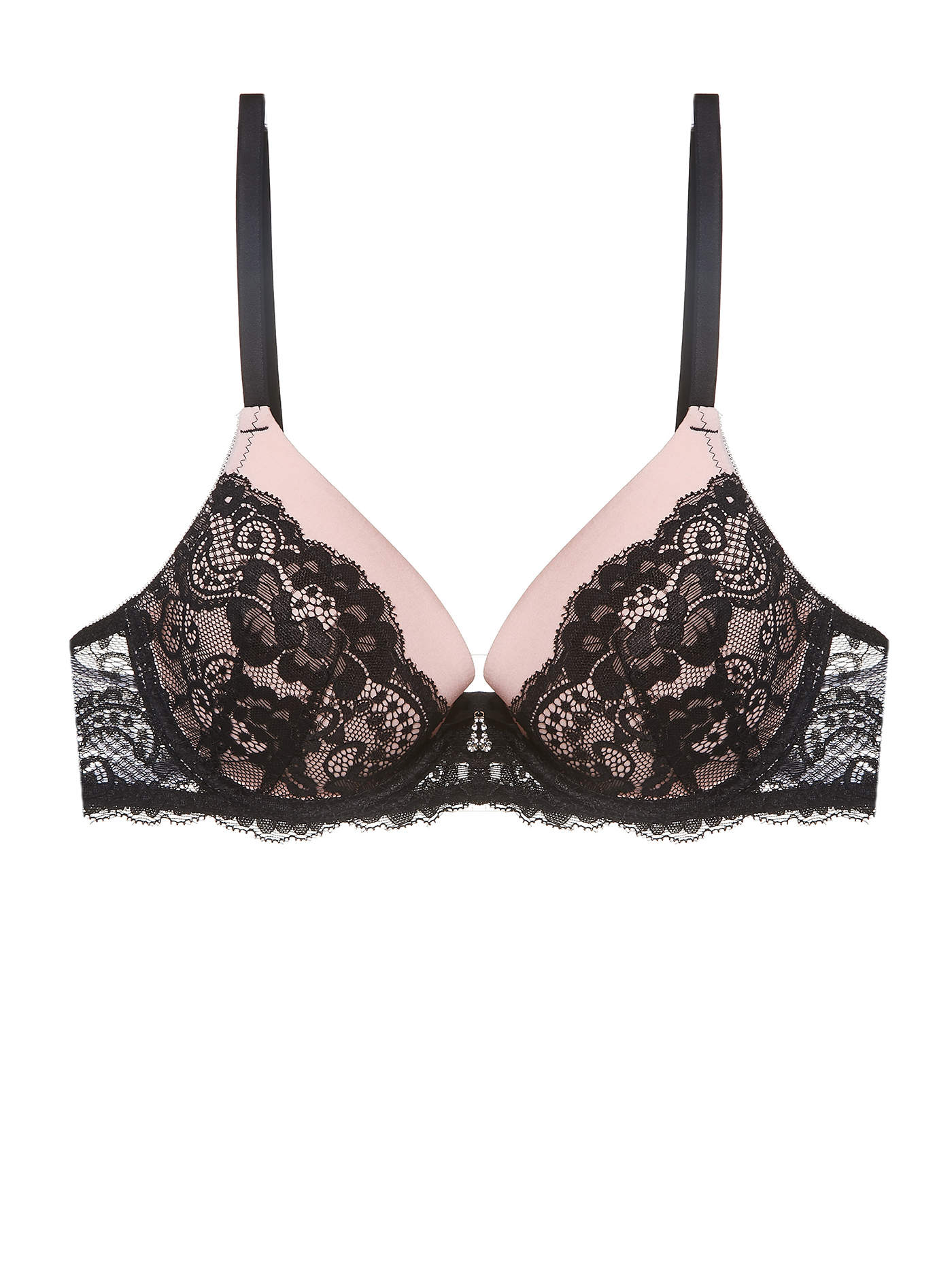 Бюстгальтер t-shirt Розовый с черным 2376F1403L_1_U | фото 3