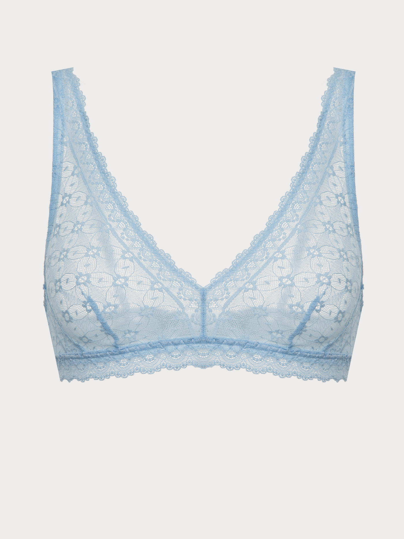 Бюстгальтер мягкий треугольник Голубой 2958F1418 | фото 6