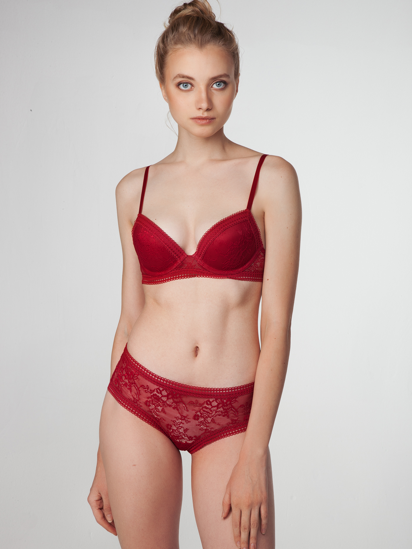 Трусы шорты Насыщенный красный DE4458HP | фото 1