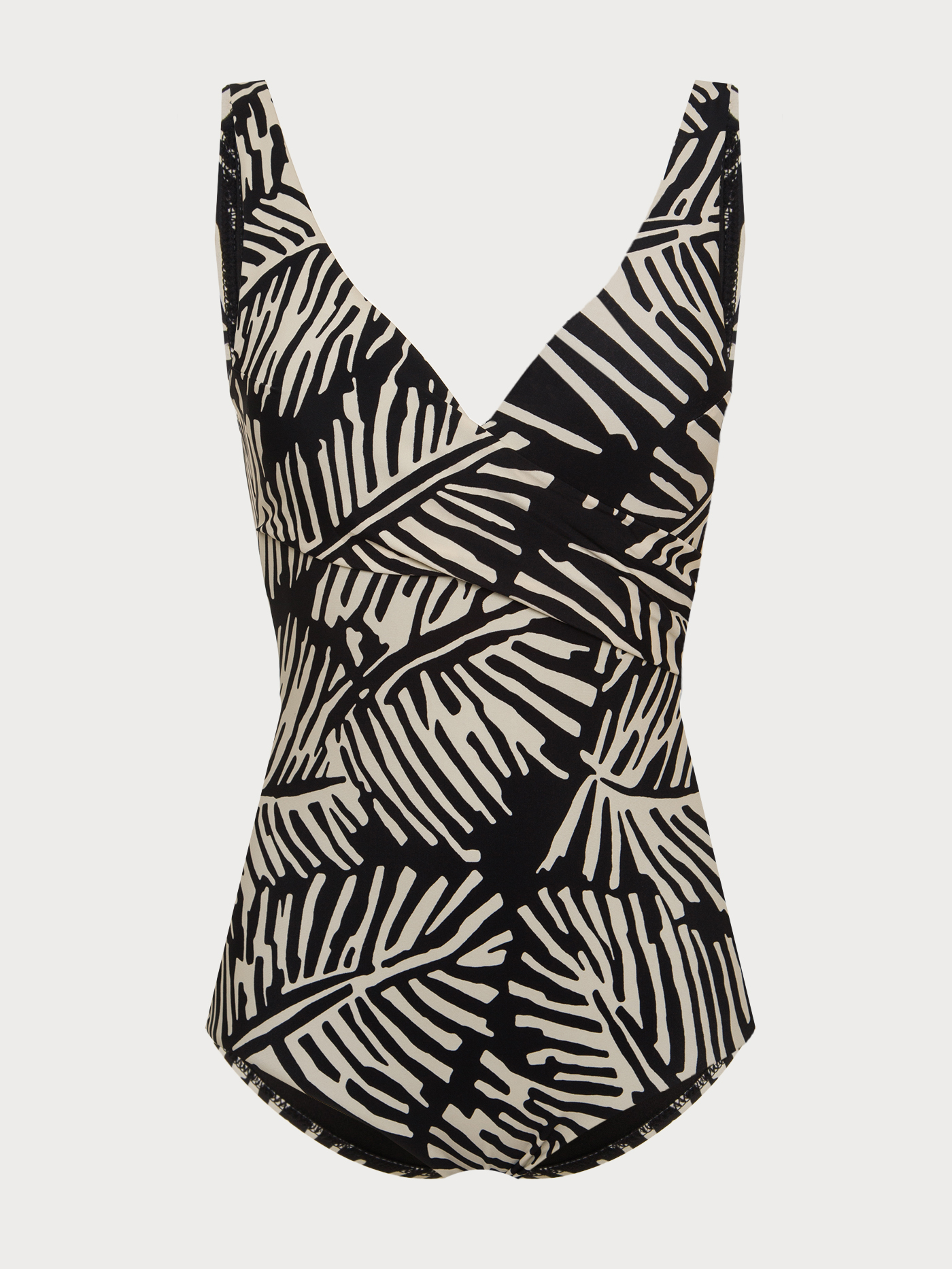 Купальник слитный с мягкой чашкой Принт пальмы MRT10100 | фото 5