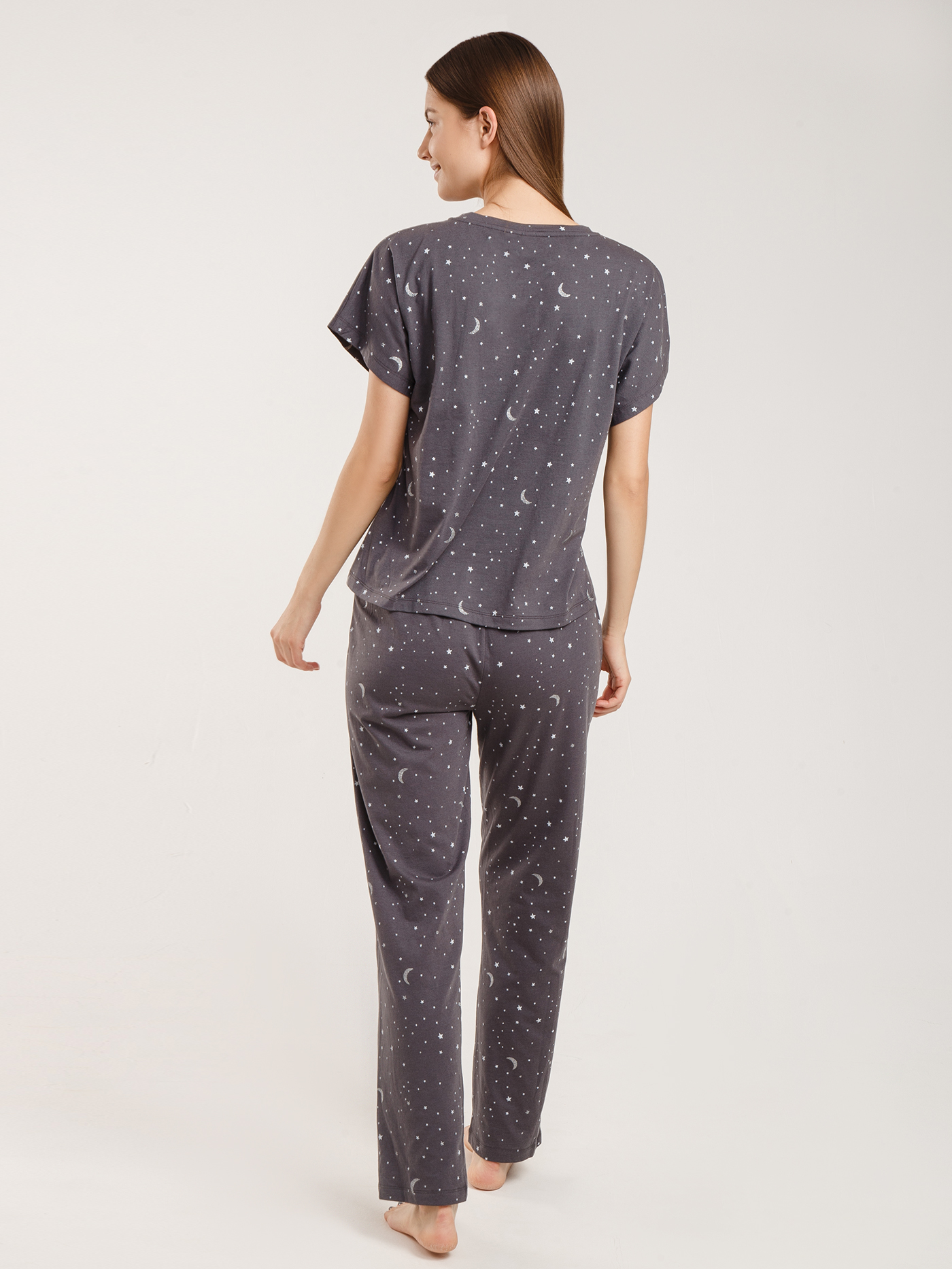 Футболка Принт серый HH-3 | фото 5