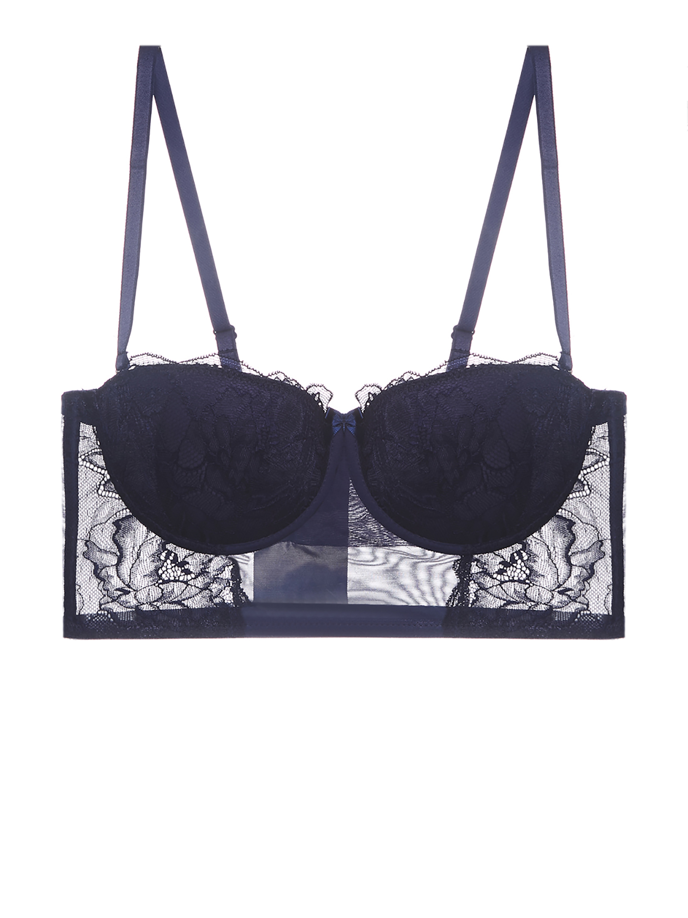 Бюстгальтер балконет push-up Синий 2640F1211 | фото 3