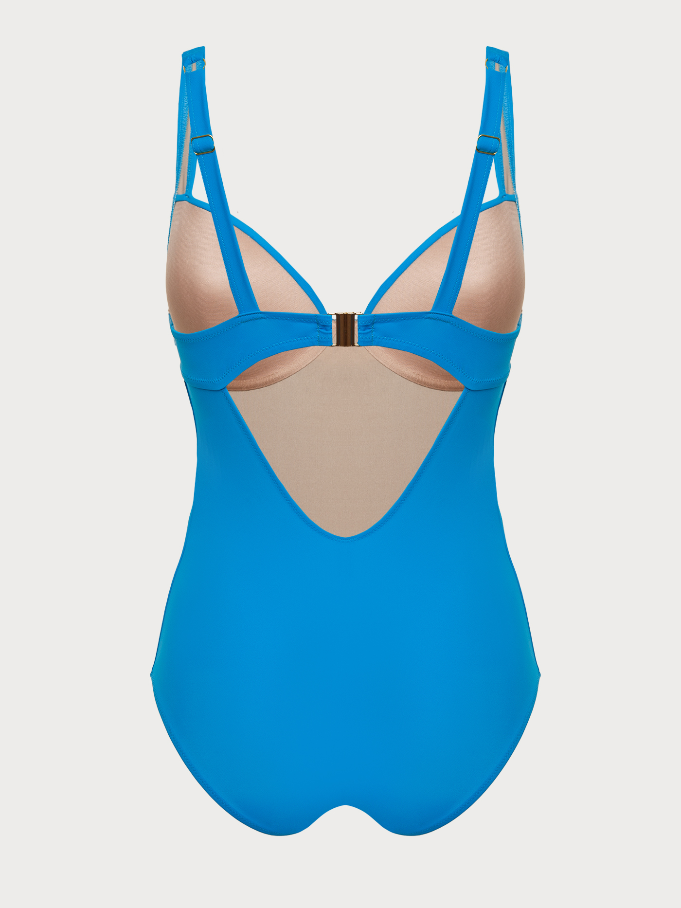 Купальник слитный push-up Бирюзовый 2932S4721L_2 | фото 2