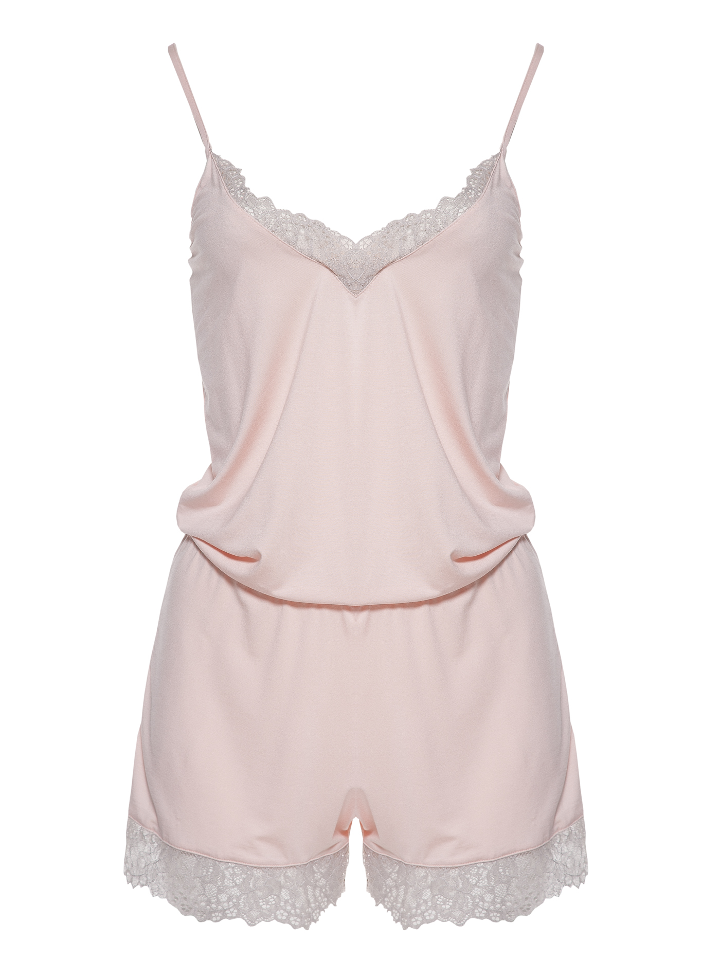 Комбинезон короткий Персиковый 9873a | фото 3