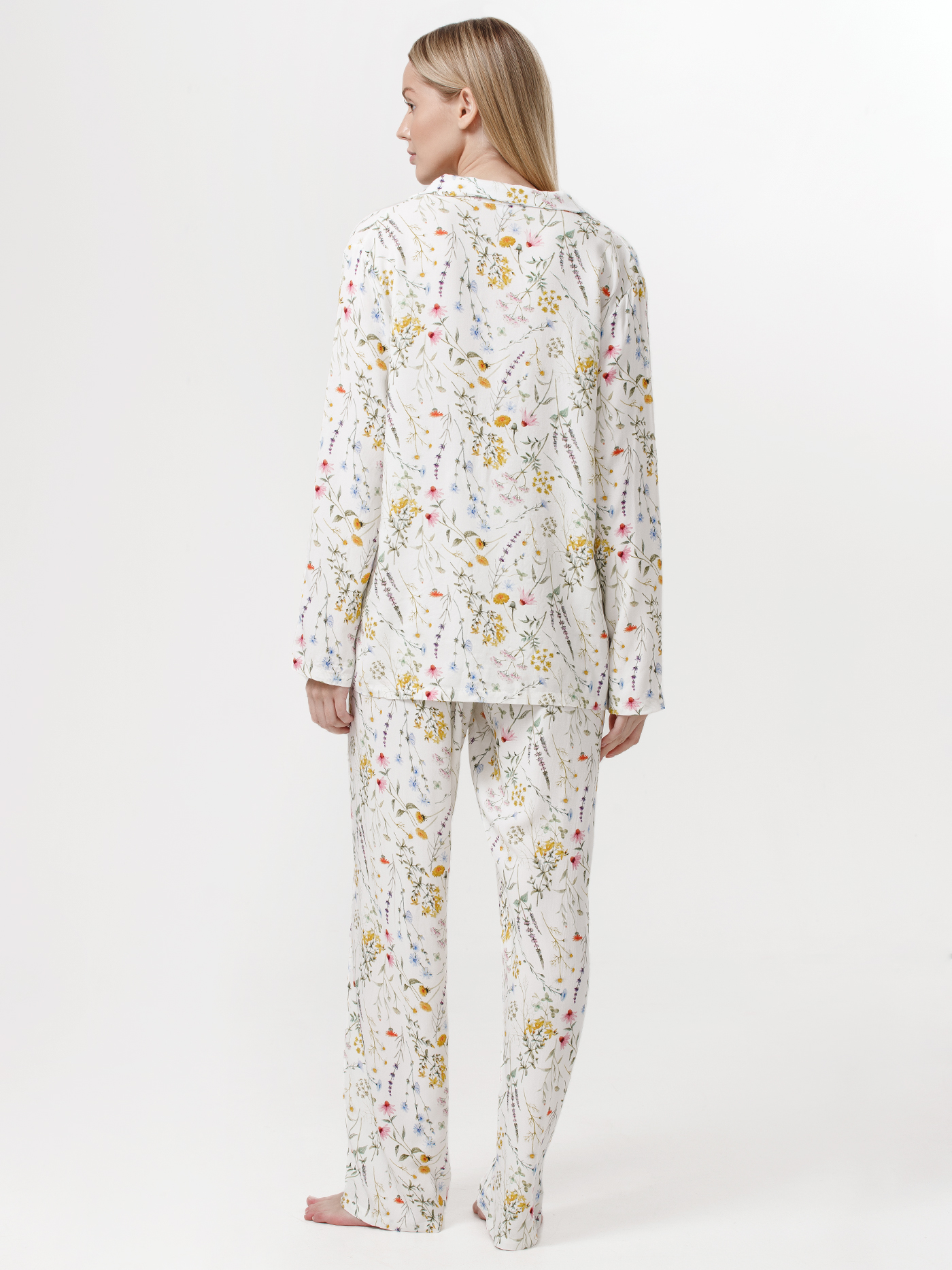 Брюки Принт ботаника PAR-01 | фото 2