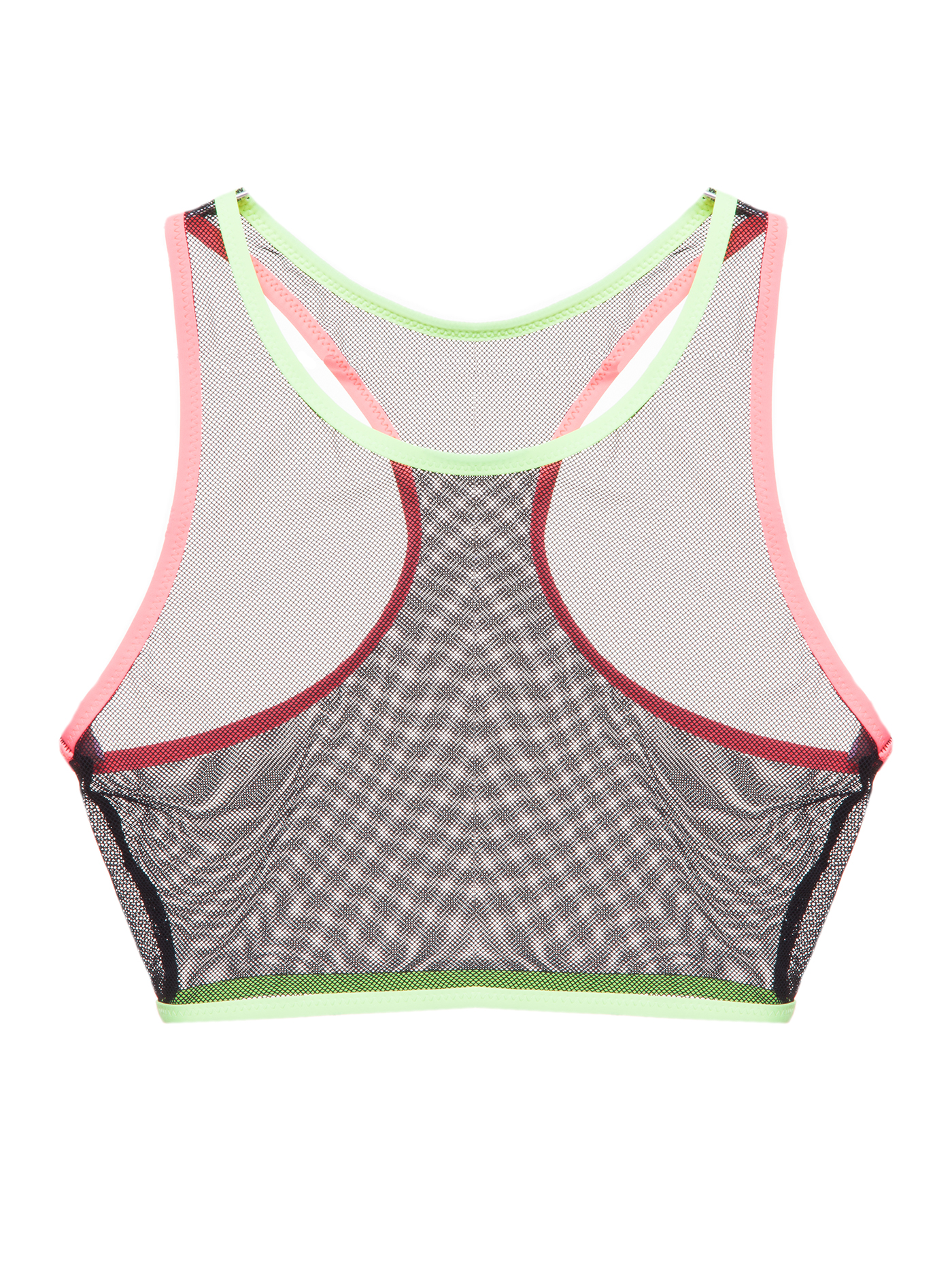 Лиф топ Черный с зеленым TOP-12451 | фото 3