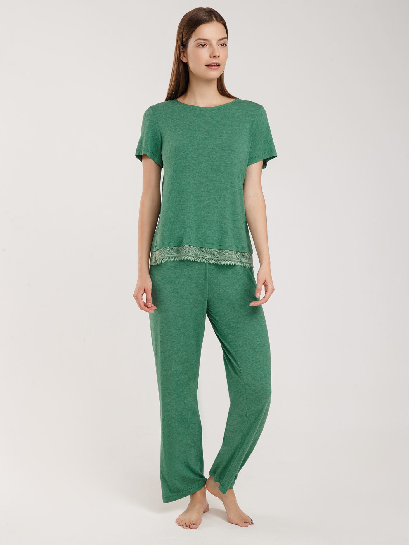 Брюки Оливковый 2855F5004 | фото 1