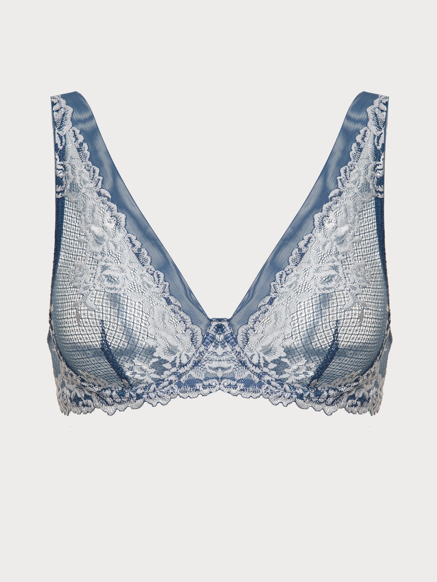 Бюстгальтер мягкий Синий 2868F1307L | фото 6