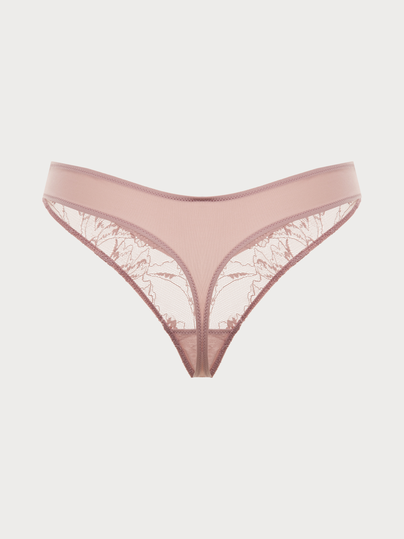 Трусы стринг Миндальный 3046F2101 | фото 3