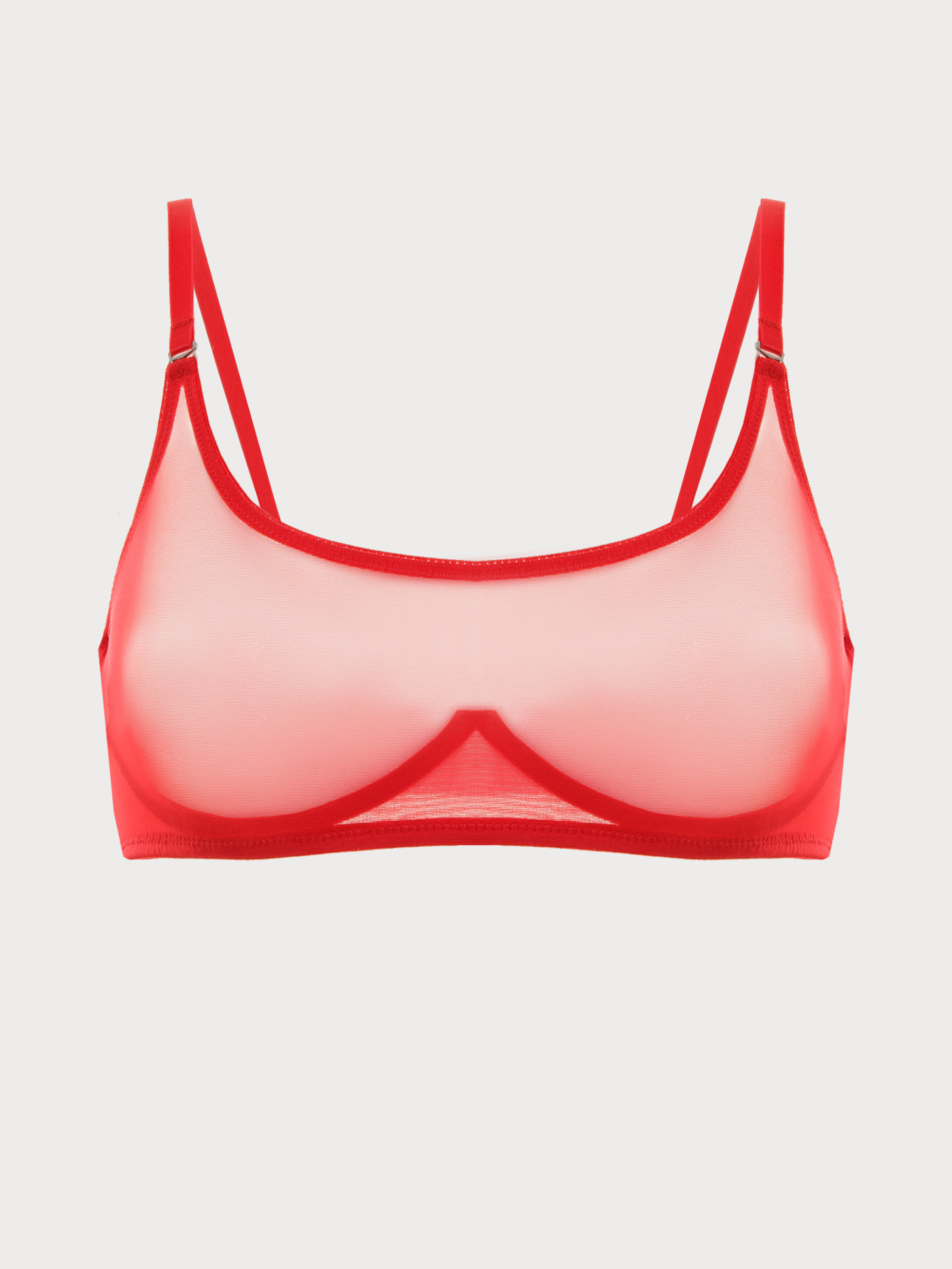 Бюстгальтер мягкий топ Красный MR-3 | фото 6