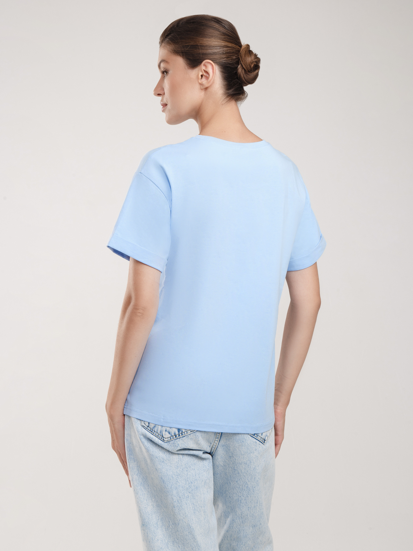 Футболка Небесно-голубой BM-T-01 | фото 2