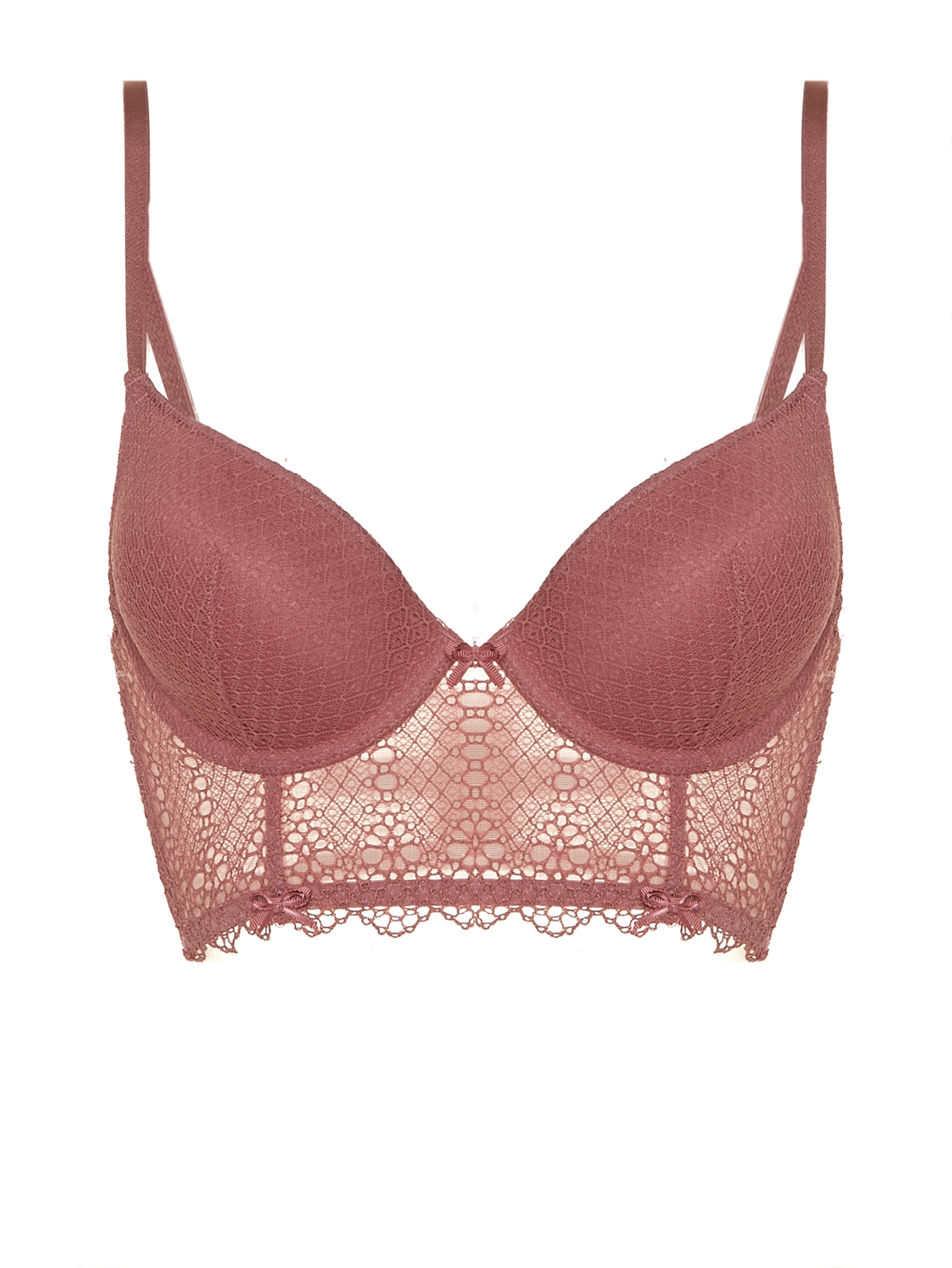 Бюстгальтер бюстье Розовый MOU-12838 | фото 3