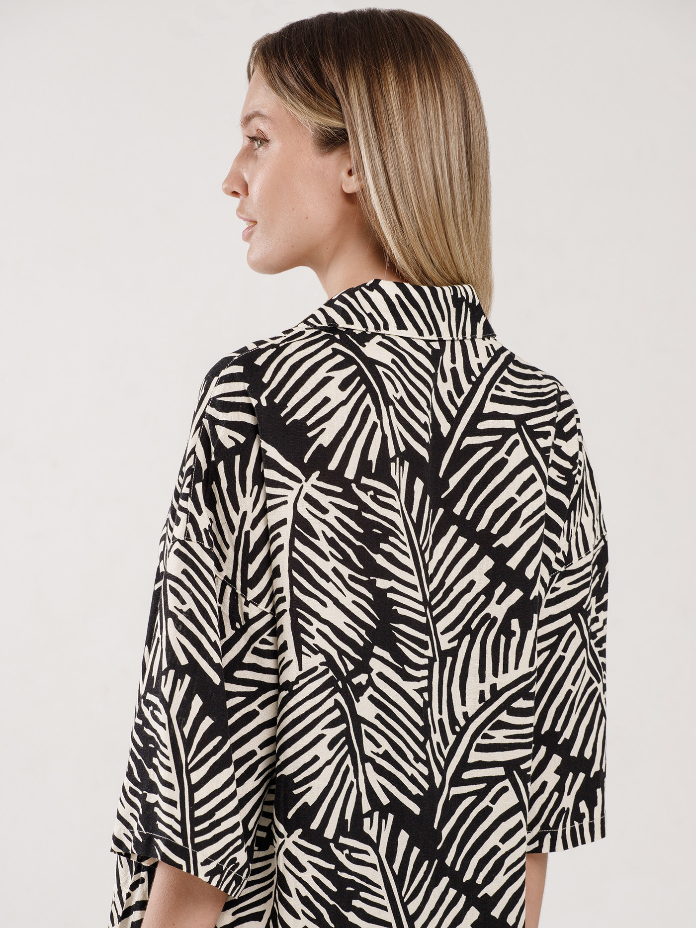 Рубашка Принт пальмы WTS-2 | фото 4