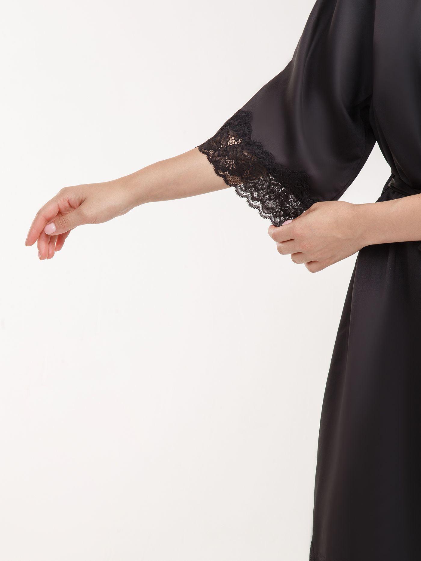 Халат Черный СH-4-2021 | фото 3