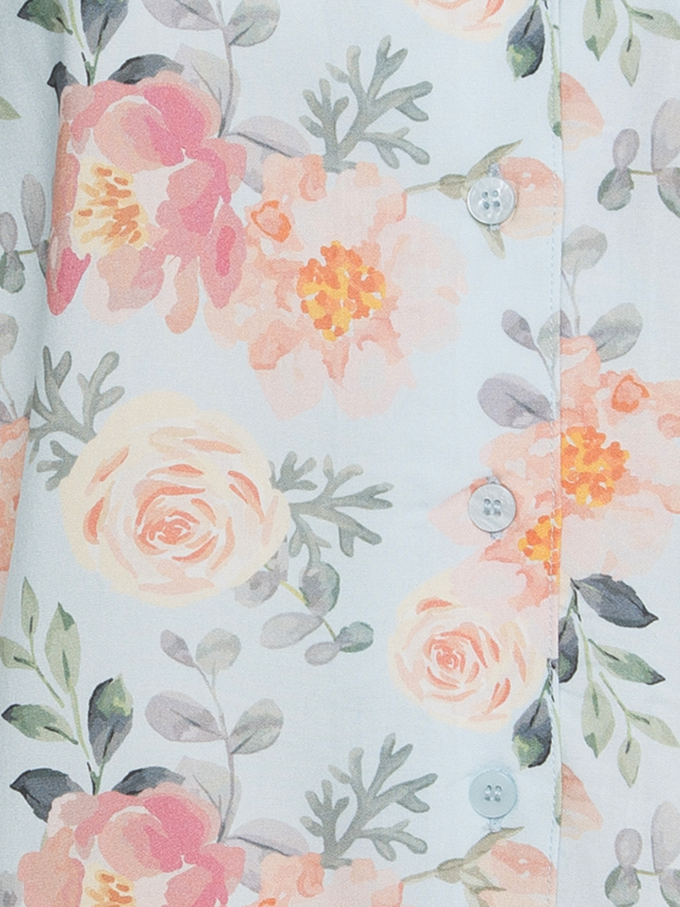 Пижамный топ Принт пионы PAR-04 | фото 5