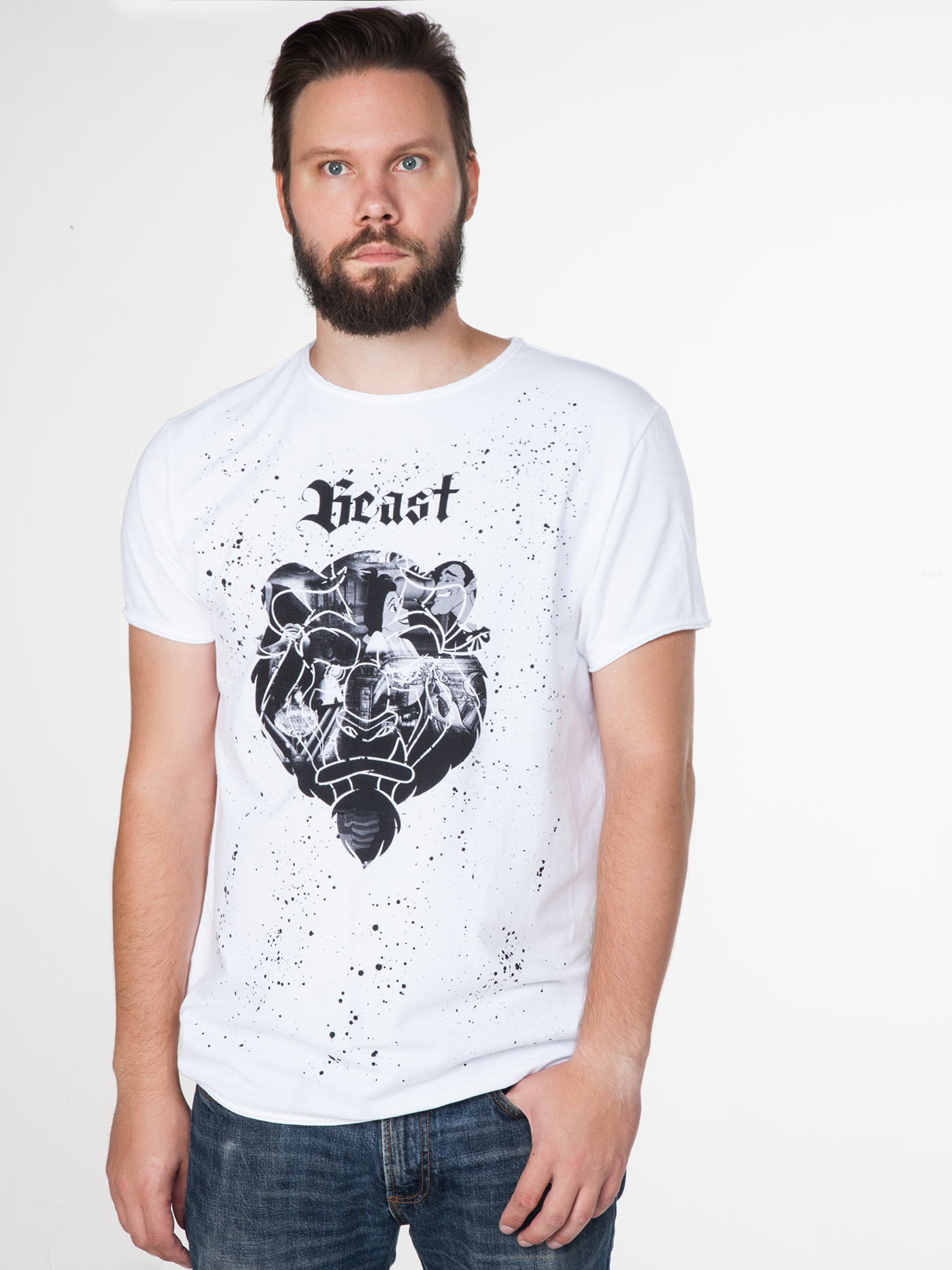 Футболка Белый принт 3262b | фото 1