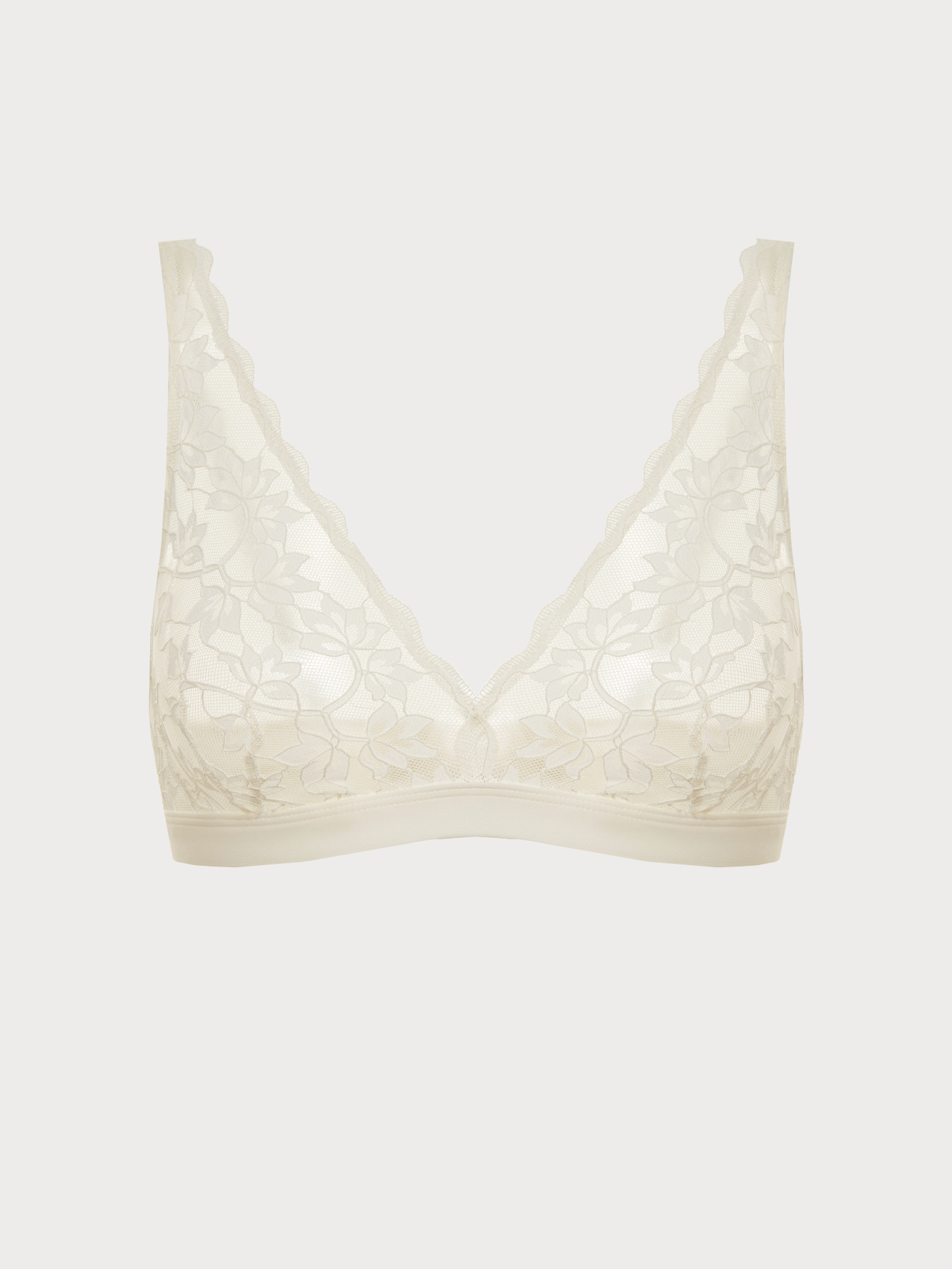 Бюстгальтер мягкий треугольник Айвори 3016F1418 | фото 6