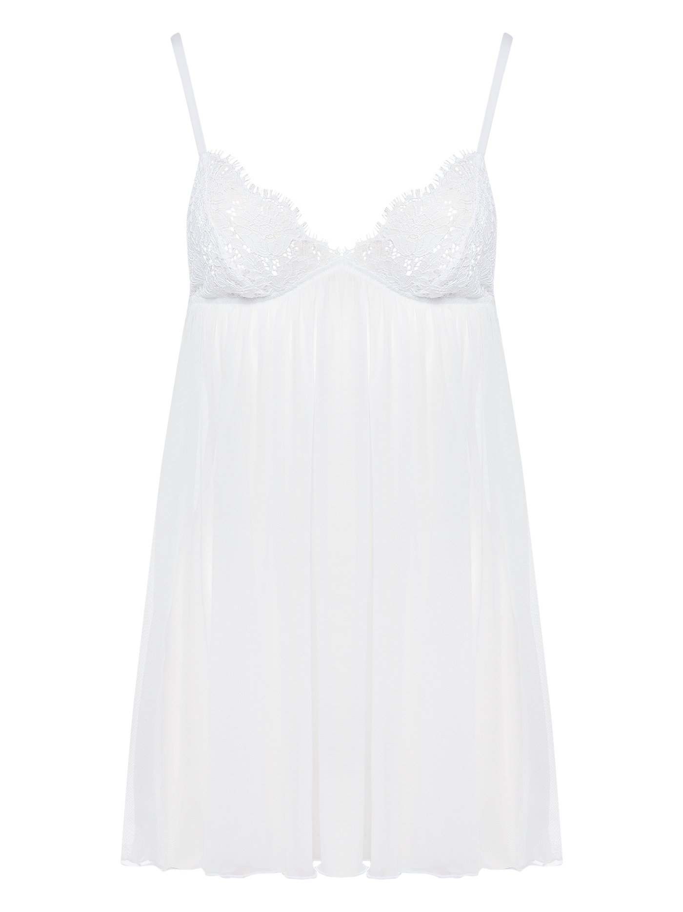 Сорочка на бретелях Айвори 2247F3209 | фото 1