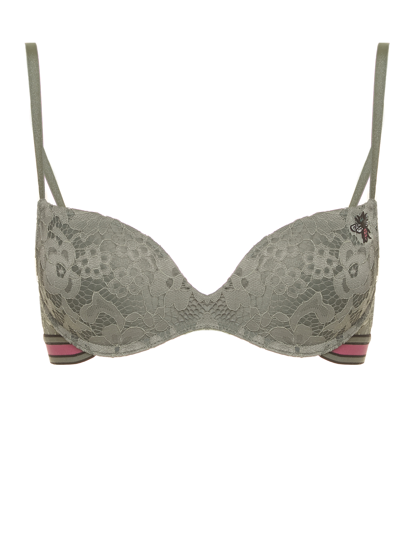 Бюстгальтер push-up Хаки с розовым MOU-12780 | фото 3