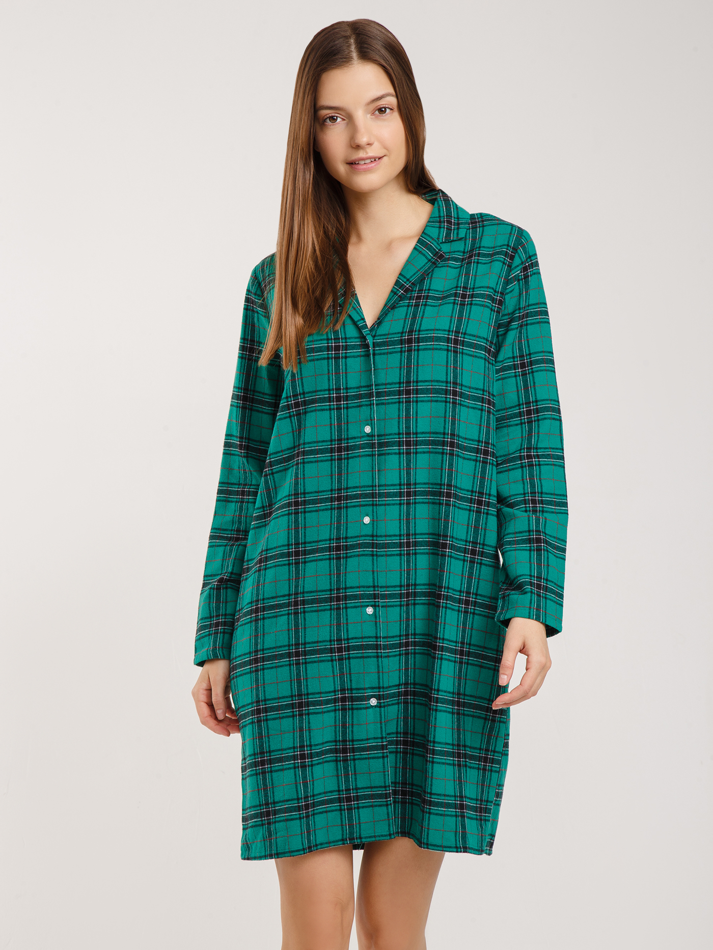 Платье Зеленая клетка JBN-3 | фото 1