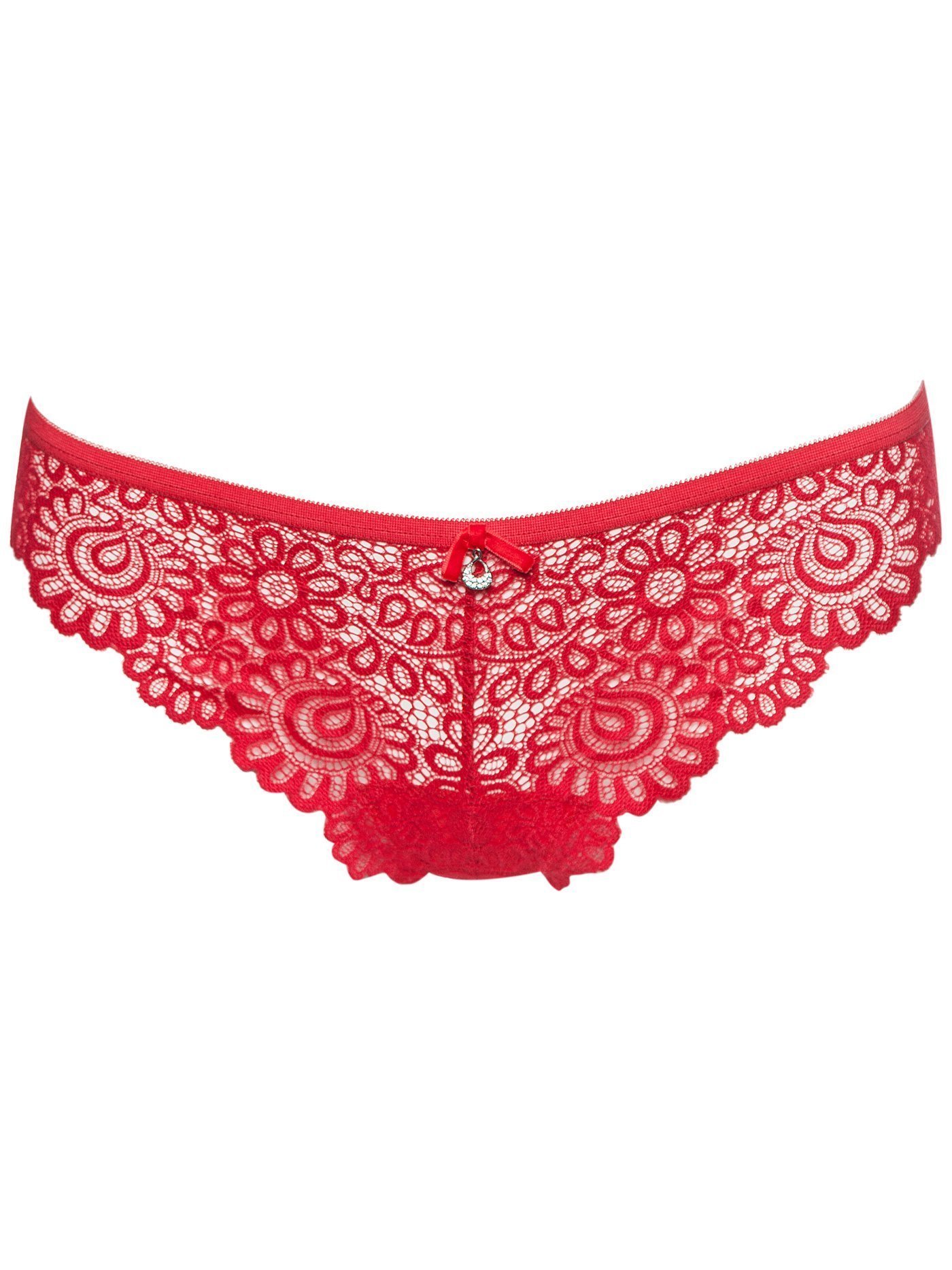 Трусы стринг Насыщенный красный 2009F2100 | фото 3