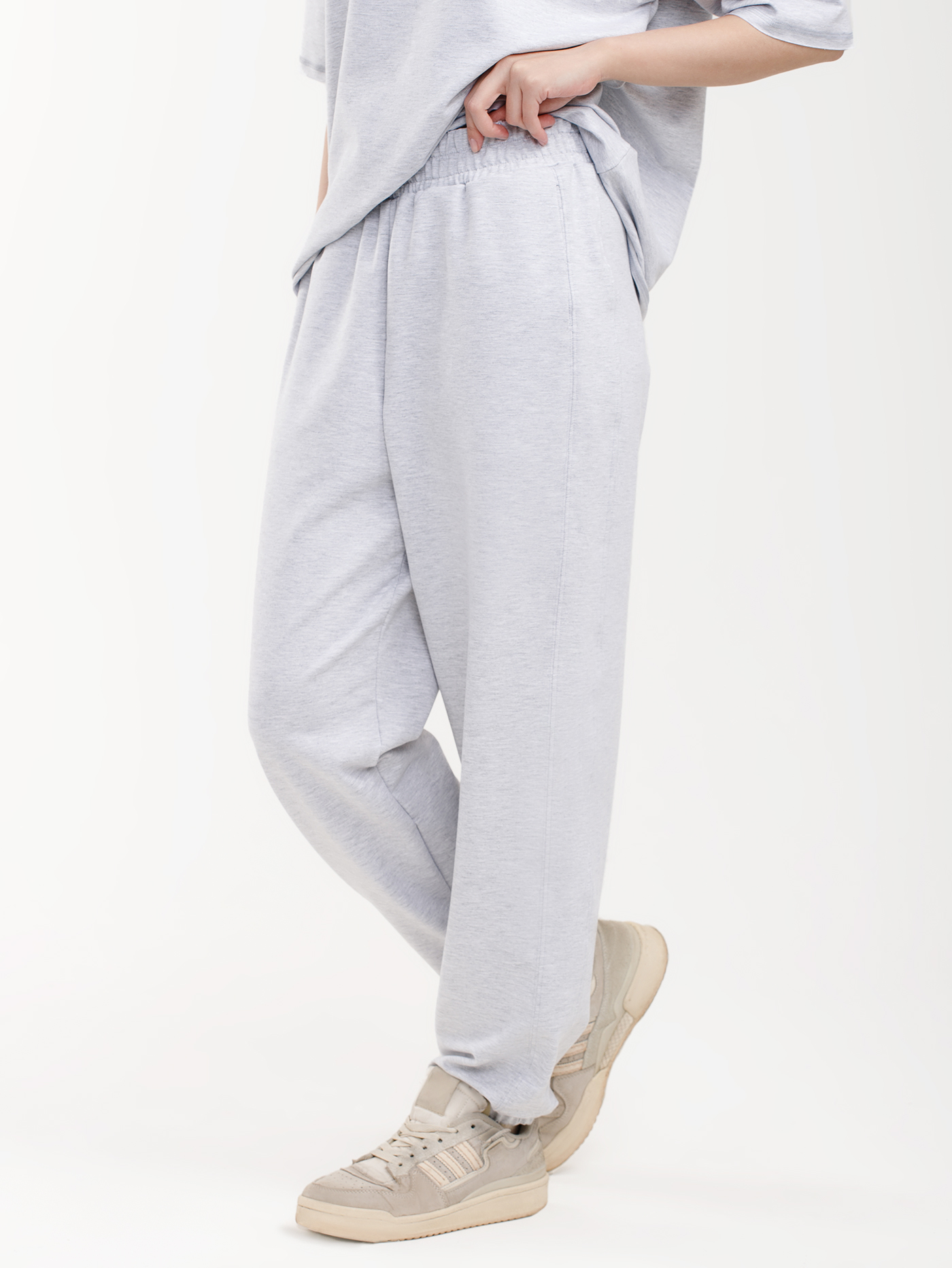 Брюки Серый меланж 2995F5007 | фото 3