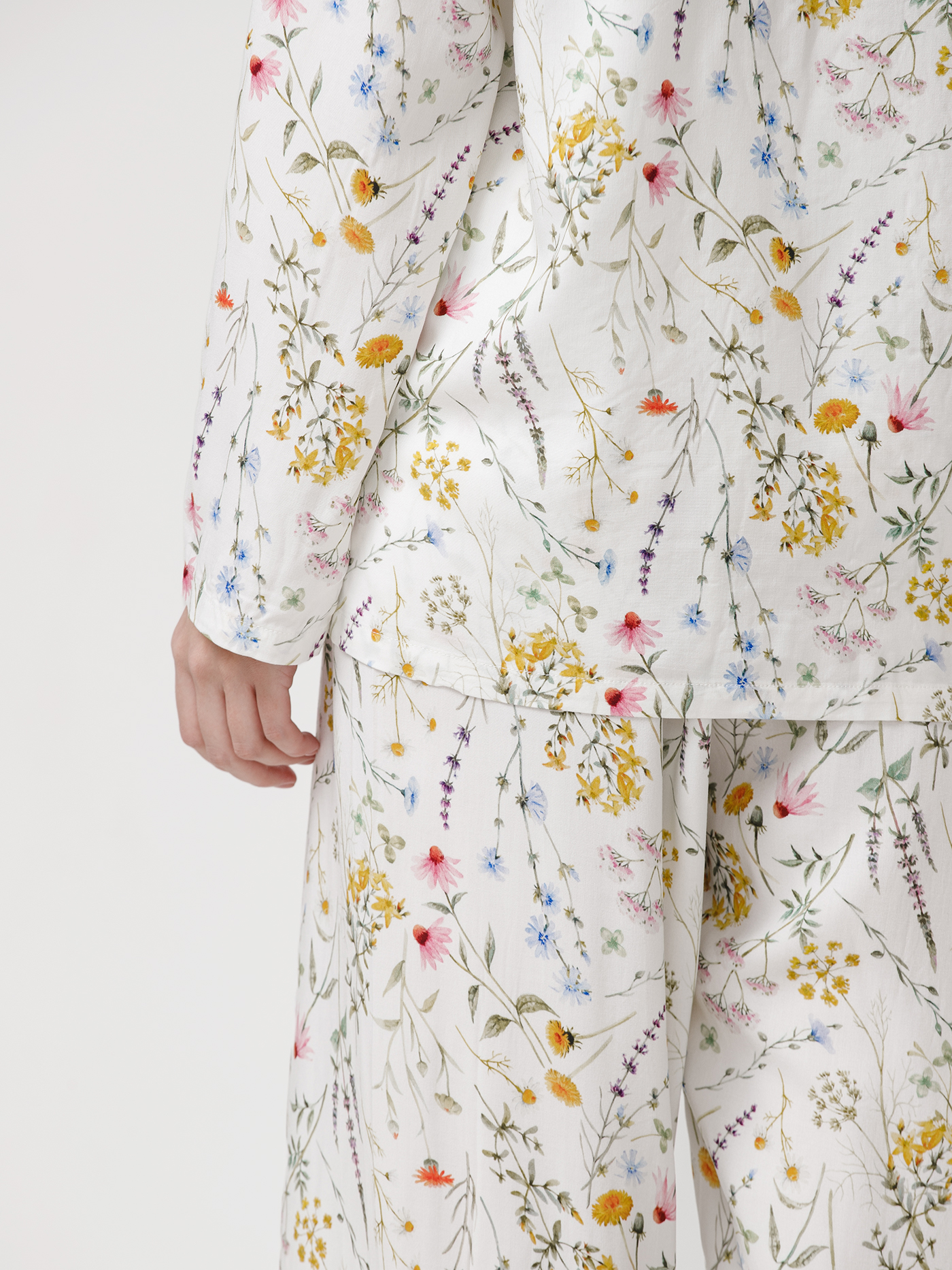 Брюки Принт ботаника PAR-01 | фото 3