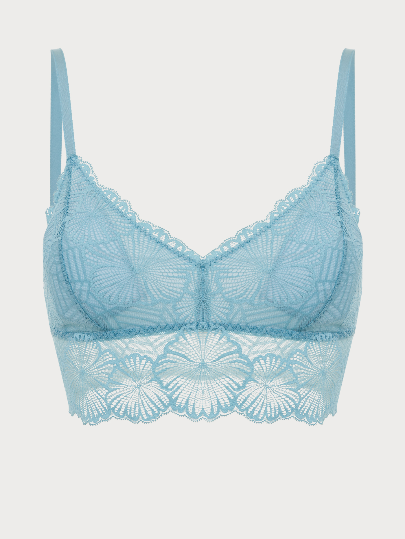 Бюстгальтер мягкий с вкладышем на стане Зеленый 2827F1371 | фото 3