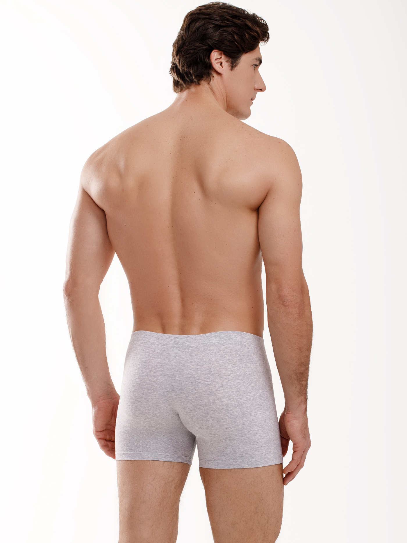 Трусы боксеры мужские Светло-серый 3030F6302_1 | фото 2