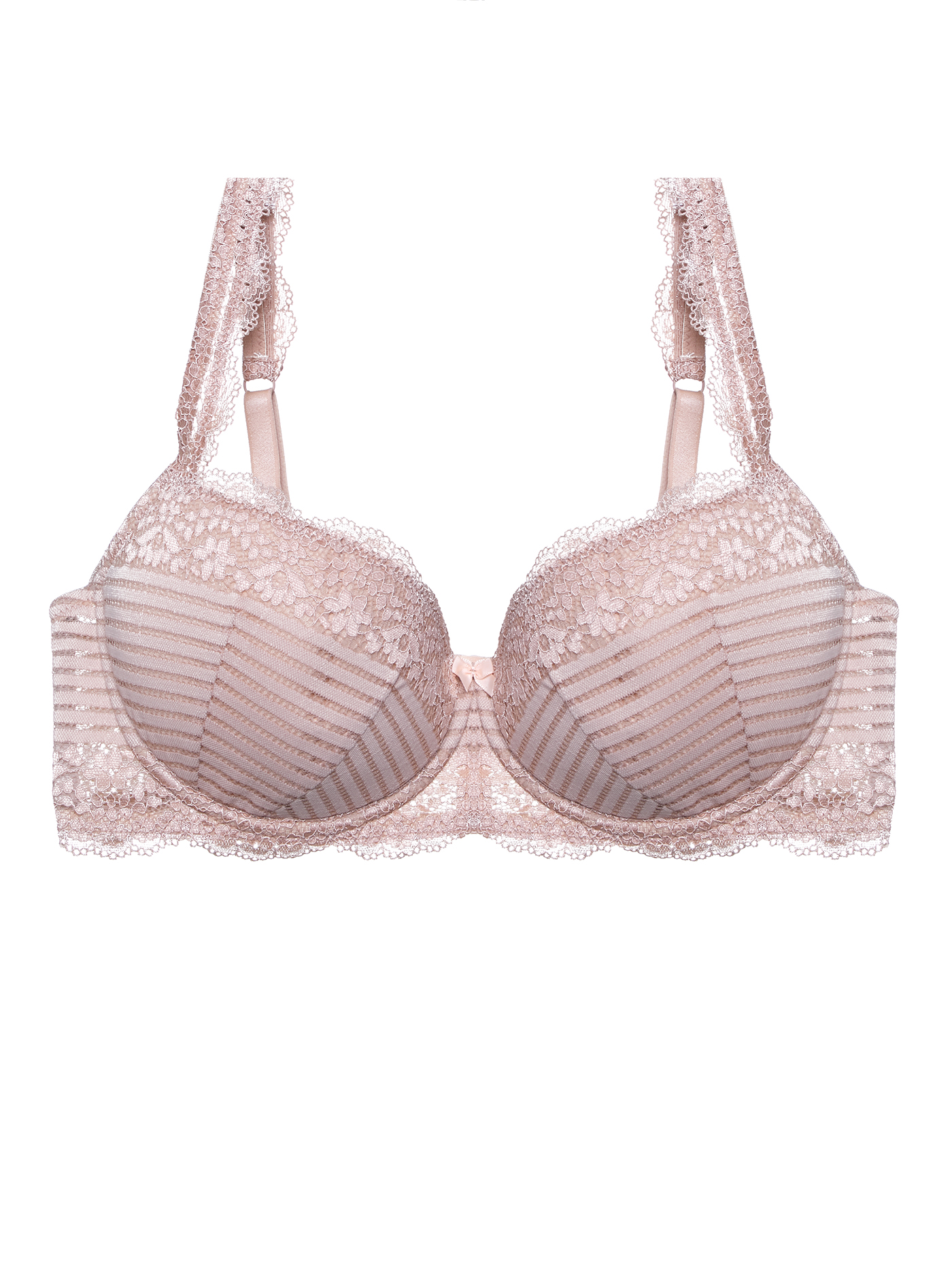 Бюстгальтер балконет t-shirt Бежевый 2565F1201L | фото 3