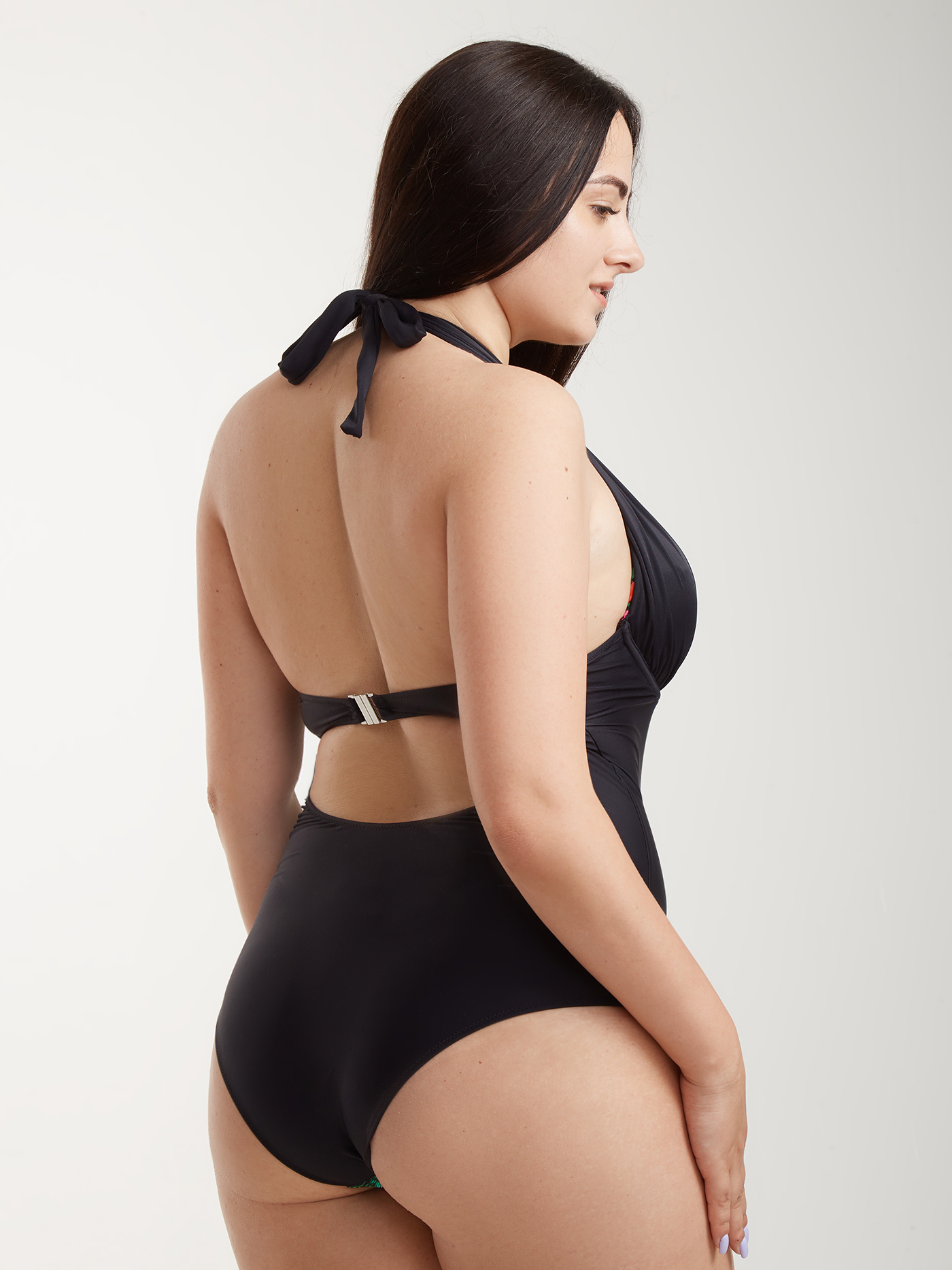 Купальник слитный push-up Принт тропические цветы 2523S4721_U | фото 2