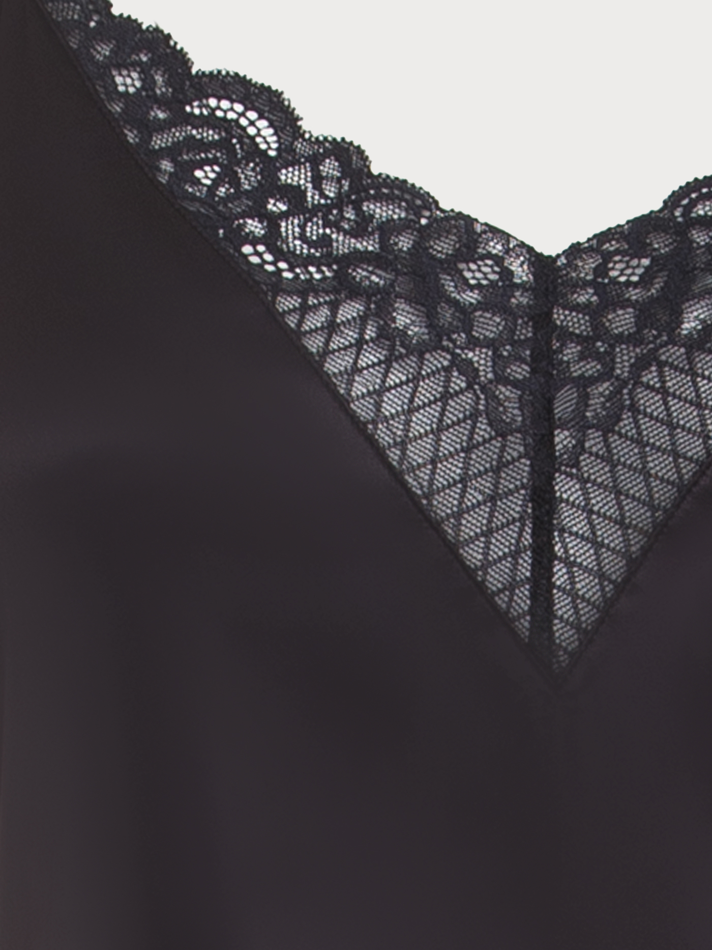 Сорочка на бретелях Черный 2984F3208 | фото 5