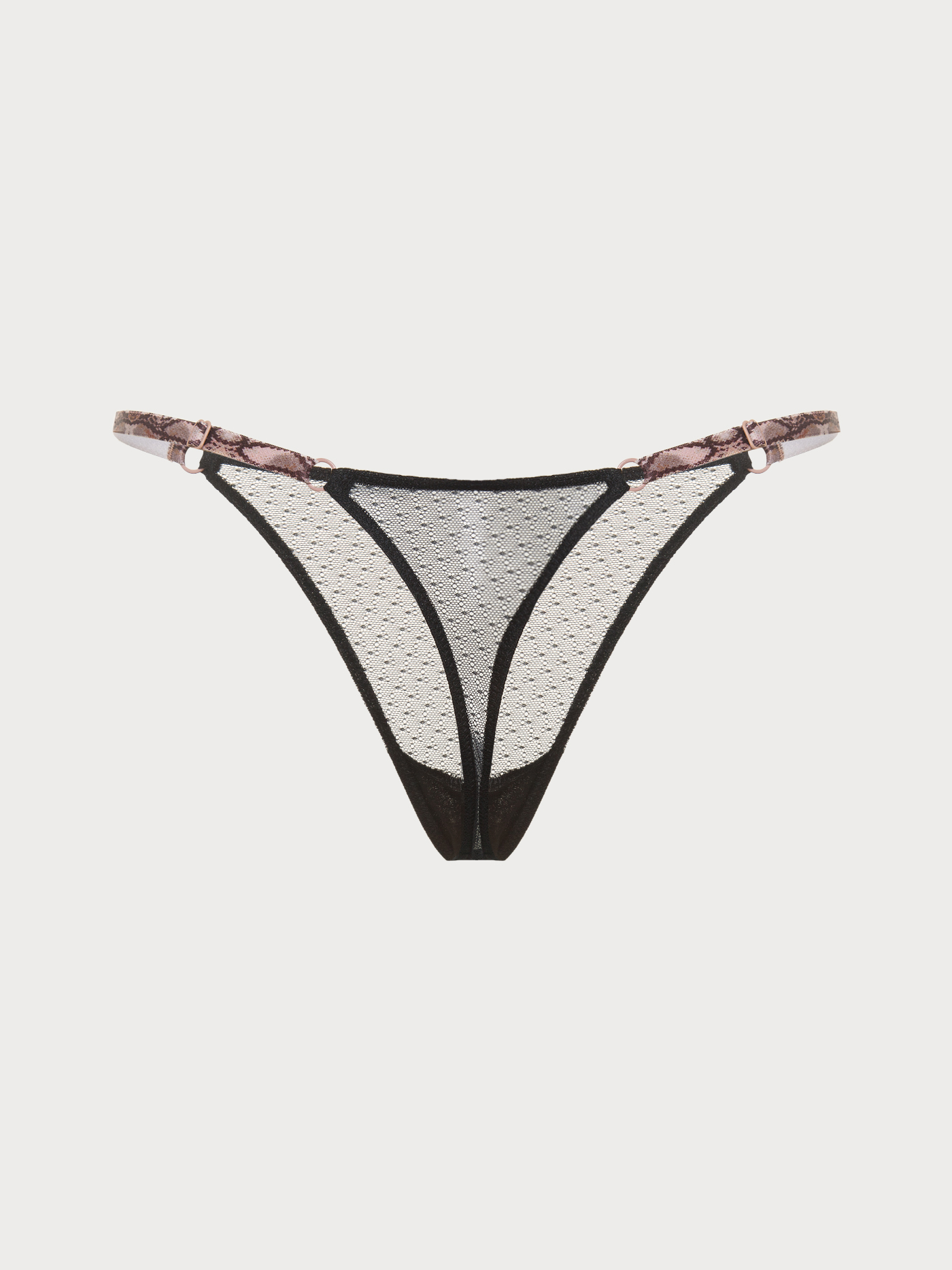 Трусы стринг Черный 2949F2113_2 | фото 6