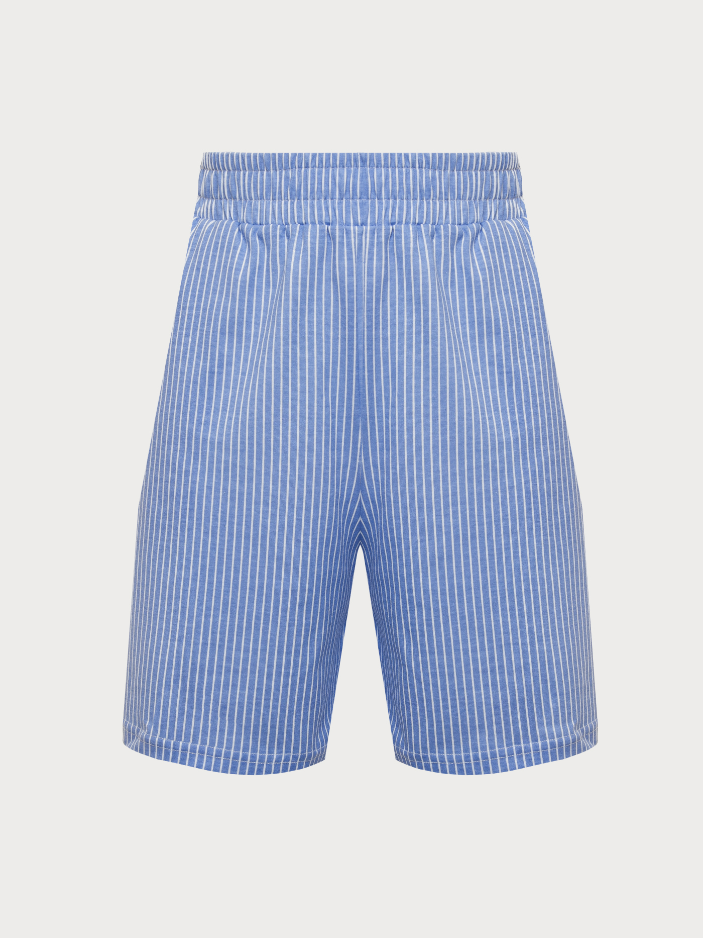 Пижама рубашка / шорты Синий с белым WK-1404P | фото 7