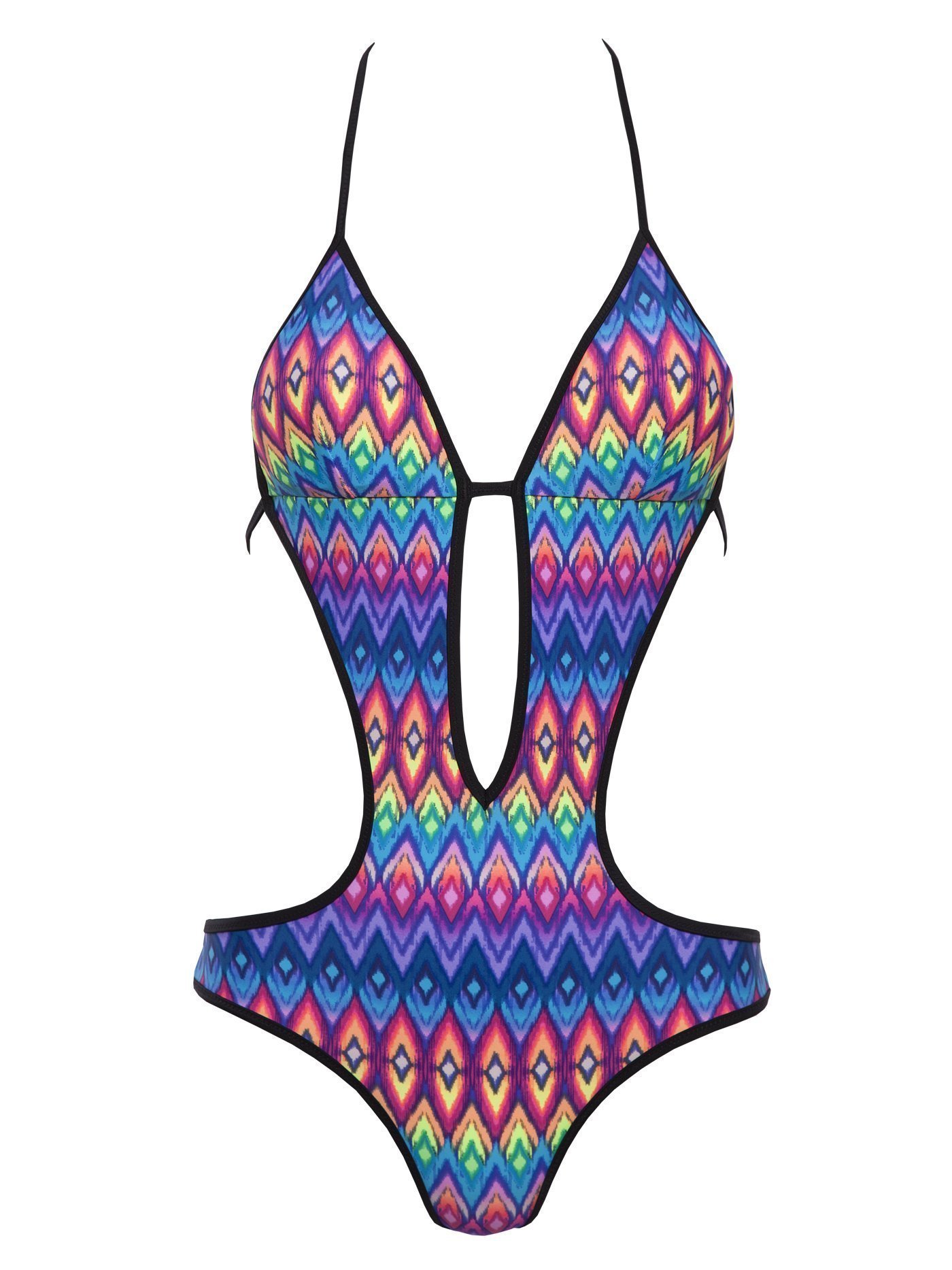 Купальник монокини с мягкой чашкой Разноцветный принт 2284S4711 | фото 3