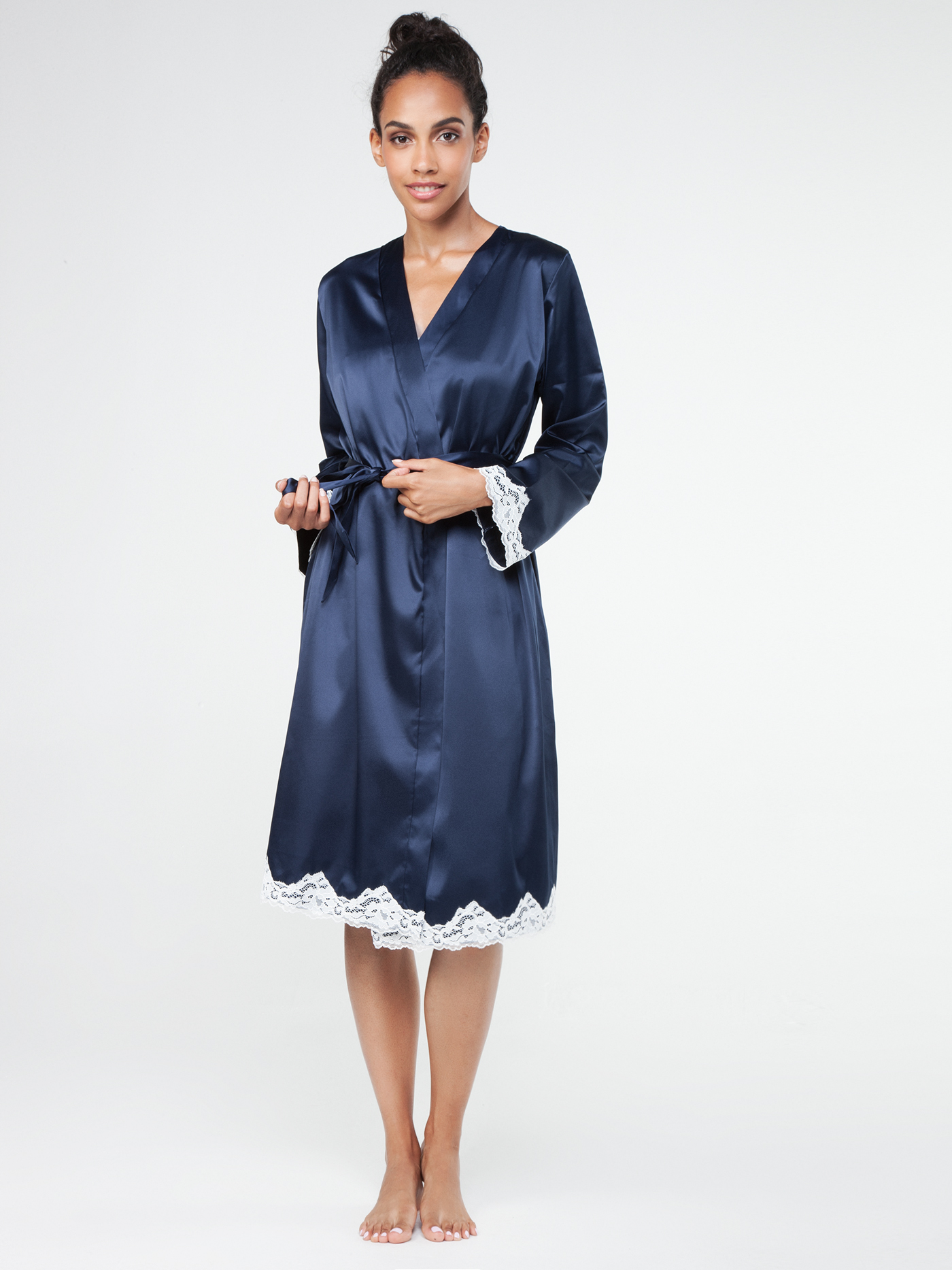 Халат Темно-синий 2234F3505_1 | фото 1