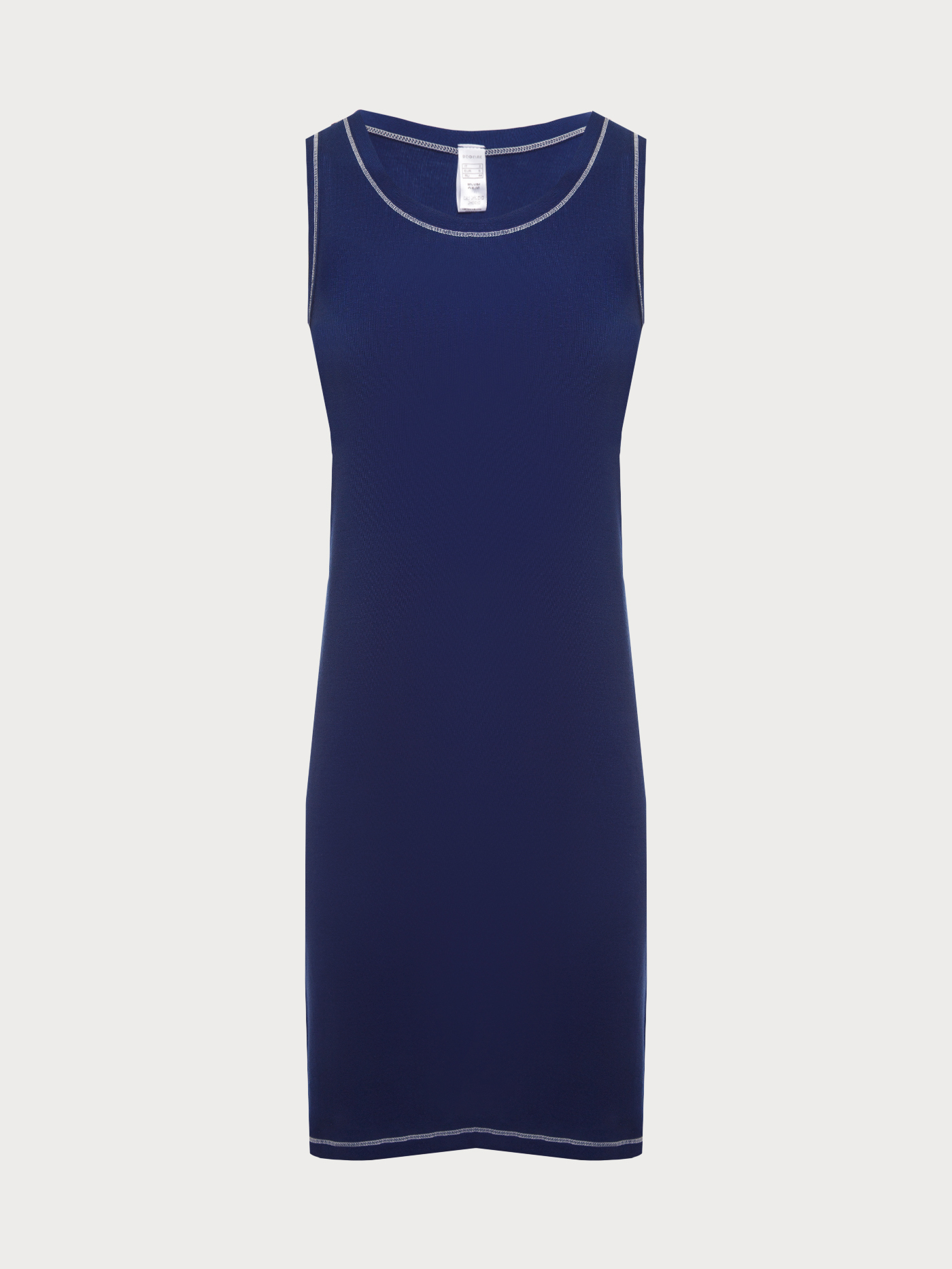 Сорочка на бретелях Синий 2991F3221L | фото 6