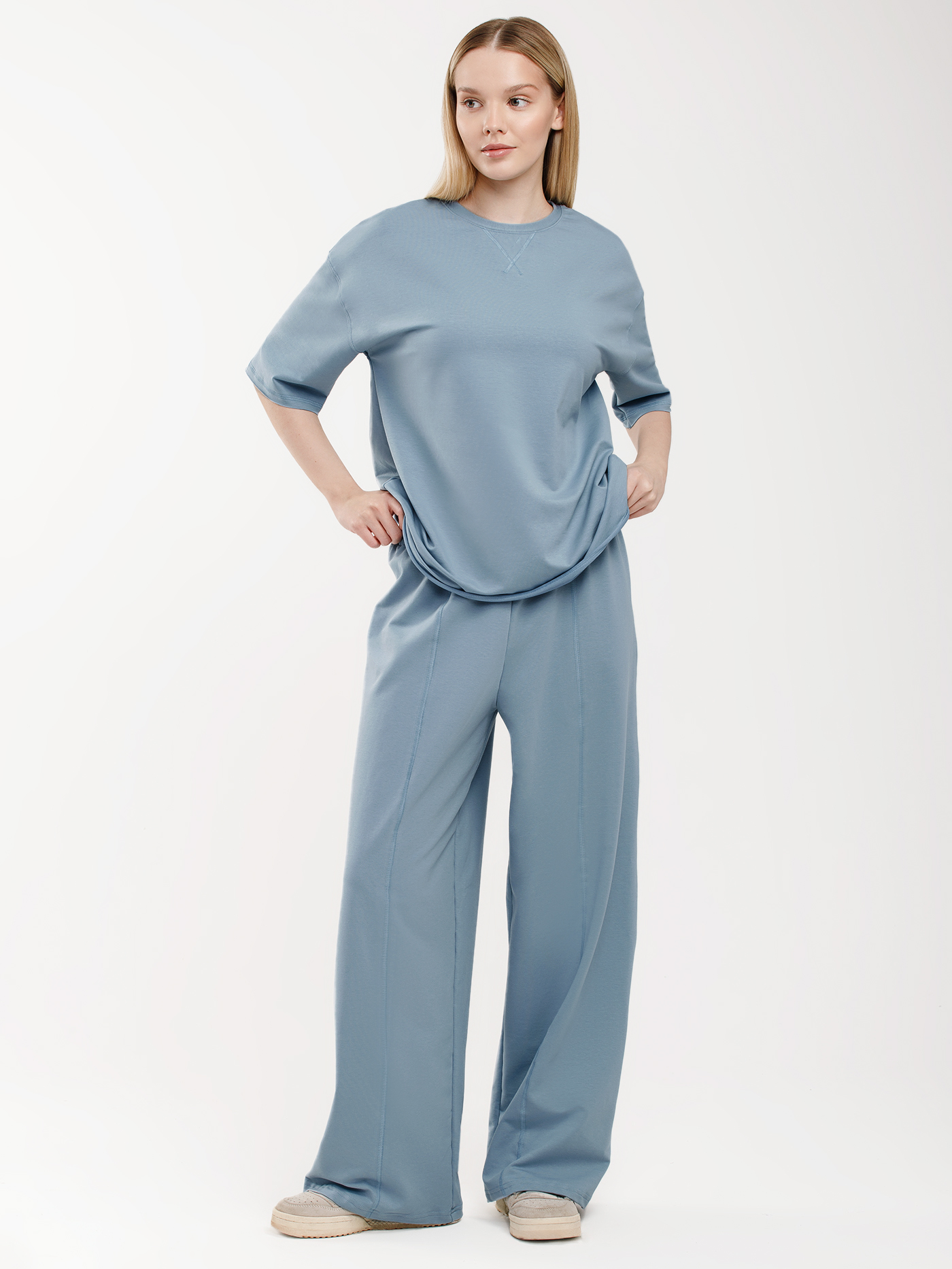 Брюки Серо-голубой 2995F5005 | фото 1