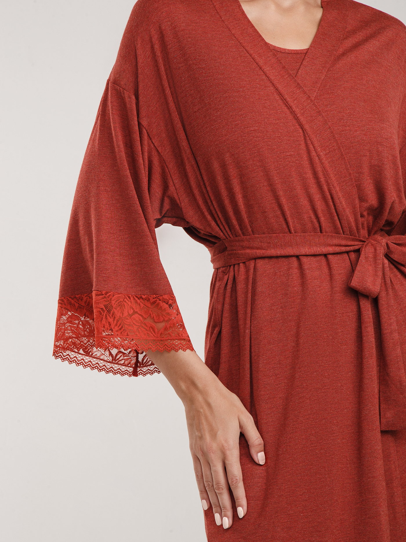 Халат Терракотовый 2855F3504L | фото 3